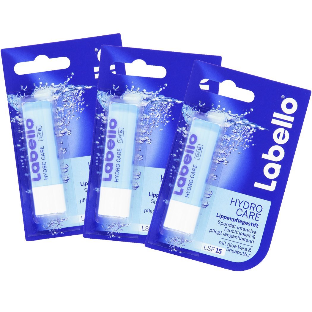 Labello Hydro Care Lip Balm - 3 pack by Labello