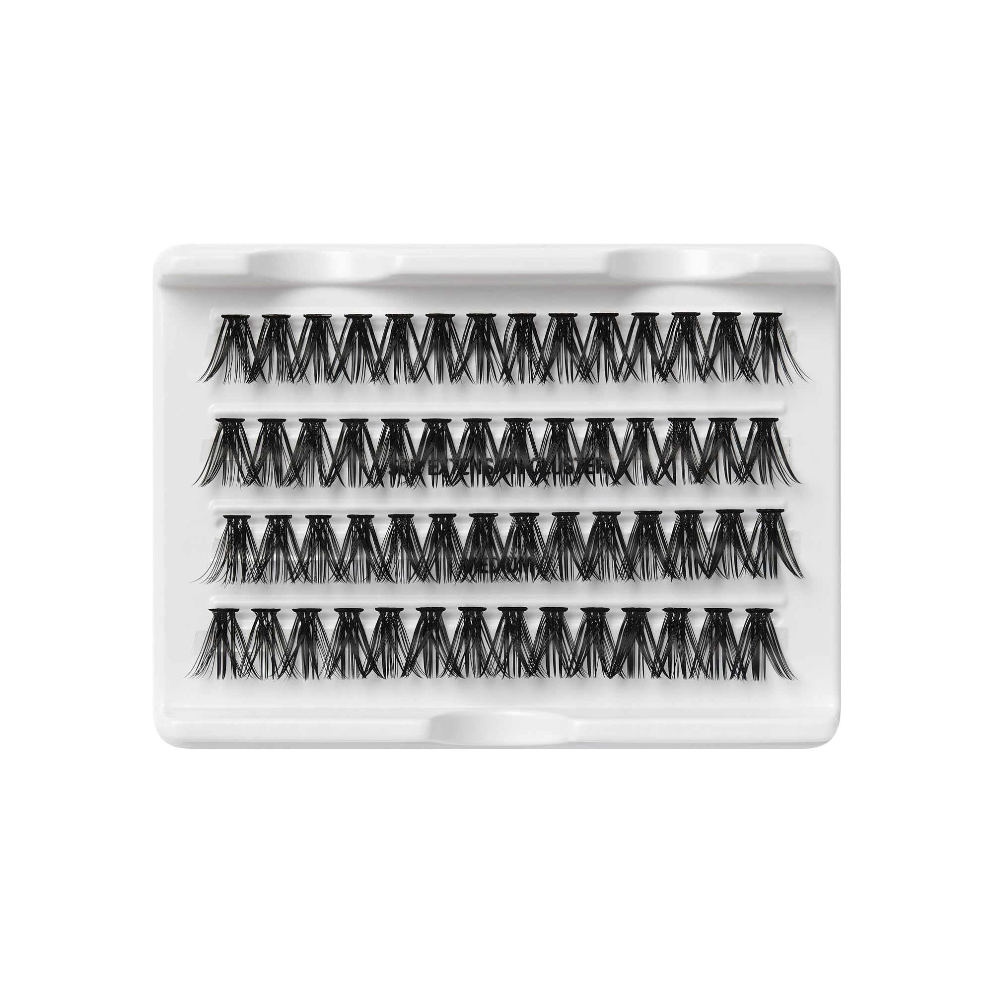 I-Envy 50D Extension Cluster Individual Lashes, Easy To Apply, Flat Tapered-End Root, Pre-Fanned Volume Lashes, J Curl With Soft