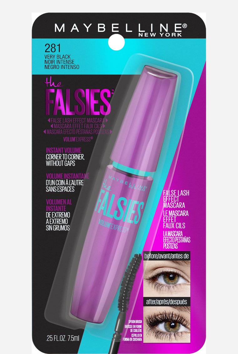 Maybelline New York Makeup Volum' Express The Falsies Waterproof Mascara, Brownish Black, 0.25 Fl. Oz.