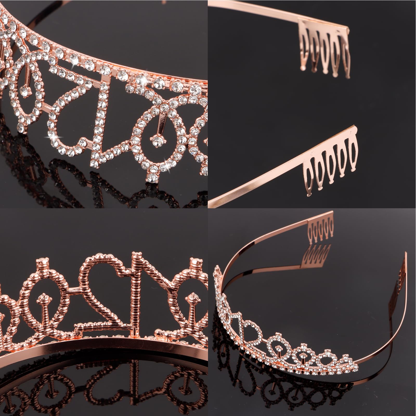 Cieher 12Th Birthday Crown + 12Th Birthday Sash + Pearl Pin Set, It'S My 12Th Birthday Sash, 12 Birthday Tiara, 12Th Birthday De