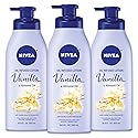Nivea Vanilla And Almond Oil Infused Body Lotion, 50.7 Fl Oz, Pack Of 3