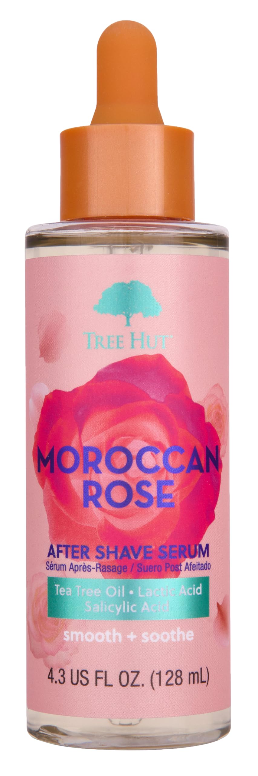 Tree Hut Moroccan Rose After Shave Serum | Helps Keep Skin Smooth & Soothed After Shaving | Sensitive | 4.3 fl oz.