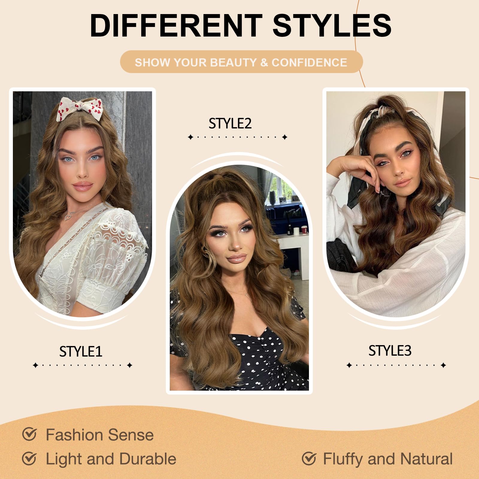 Freemeige Ponytail Extension 26 Inch Drawstring Ponytail Long Pony Tail Hair Extensions For Black Women Natural Curly Wavy Ponyt
