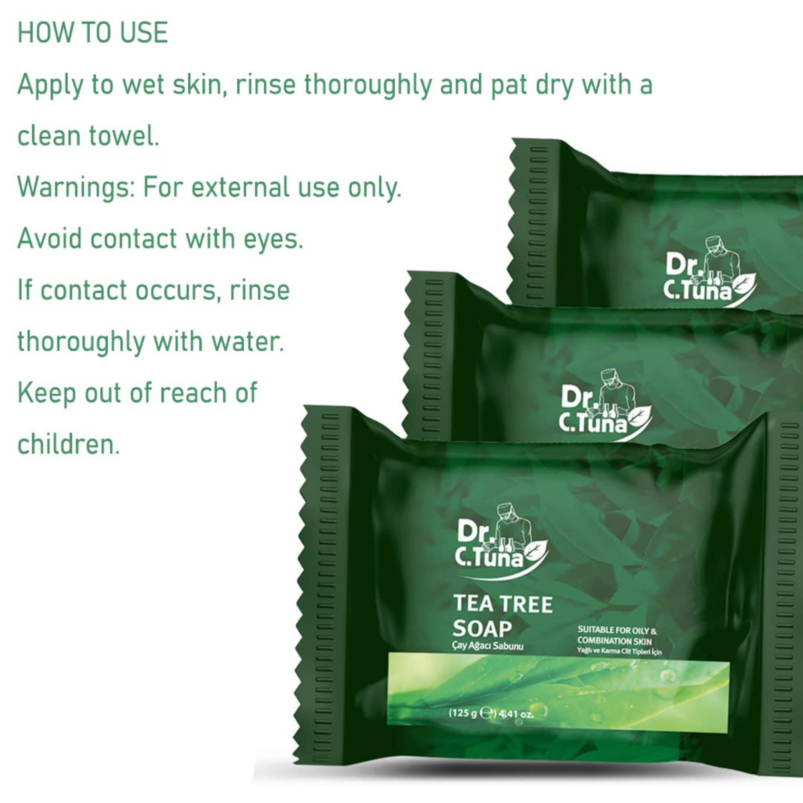 FARMASi Dr. C. Tuna Tea Tree Soap, 125 g