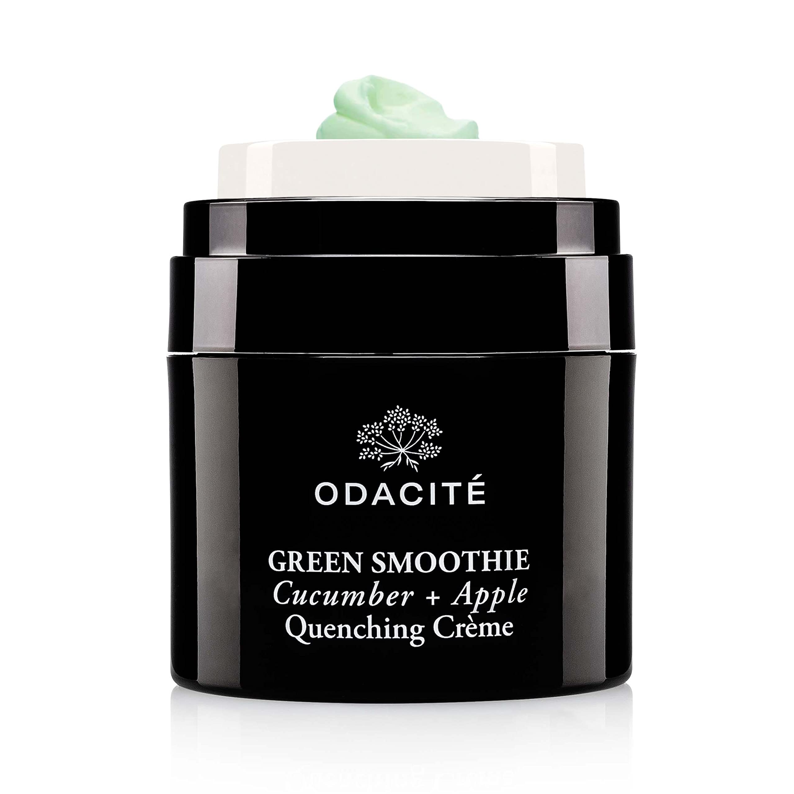 ODACITE Hydrating Face Moisturizer - Green Smoothie Quenching Creme, Face Cream - Moisture Locking Face Cream is Lightweight & N