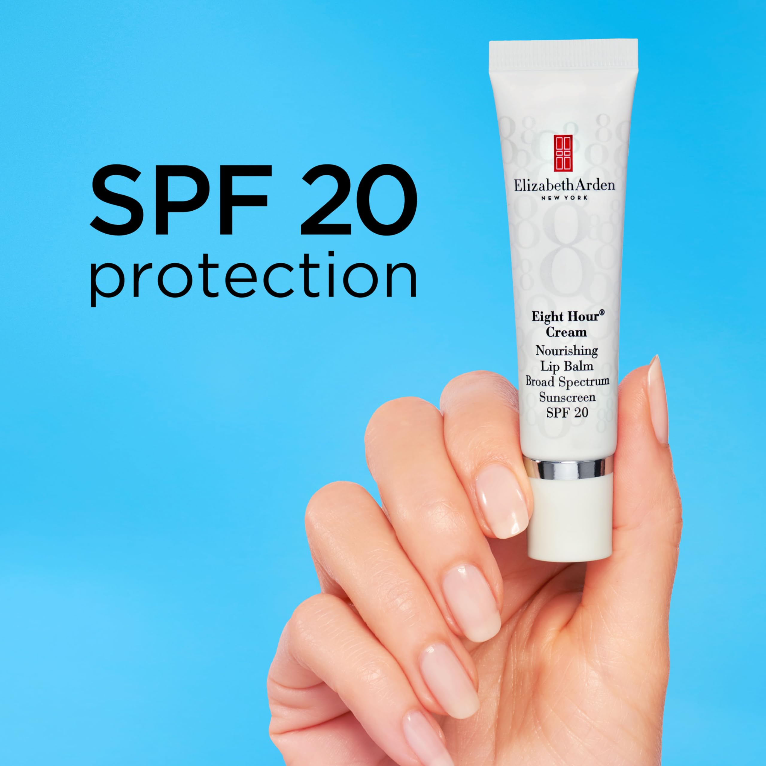 Elizabeth Arden Eight Hour Cream Nourishing Moisturizing Lip Balm,Broad Spectrum Sunscreen Spf 20, 05 Ounce