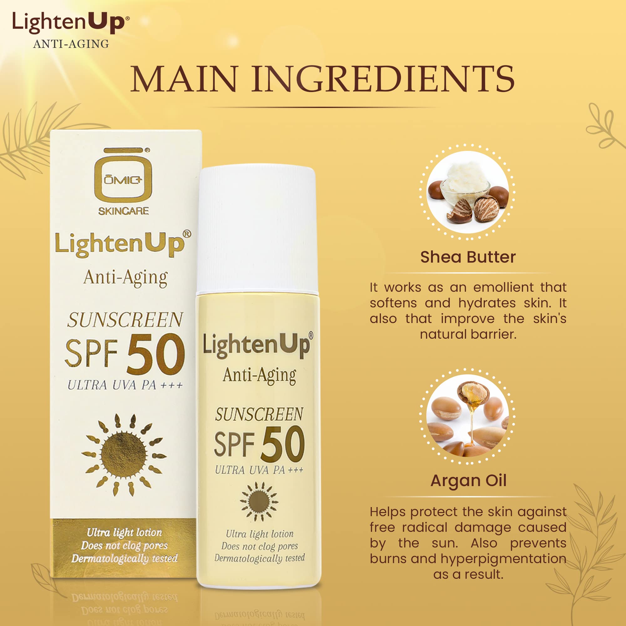 Lightenup Anti-Aging Sunscreen Spf 50