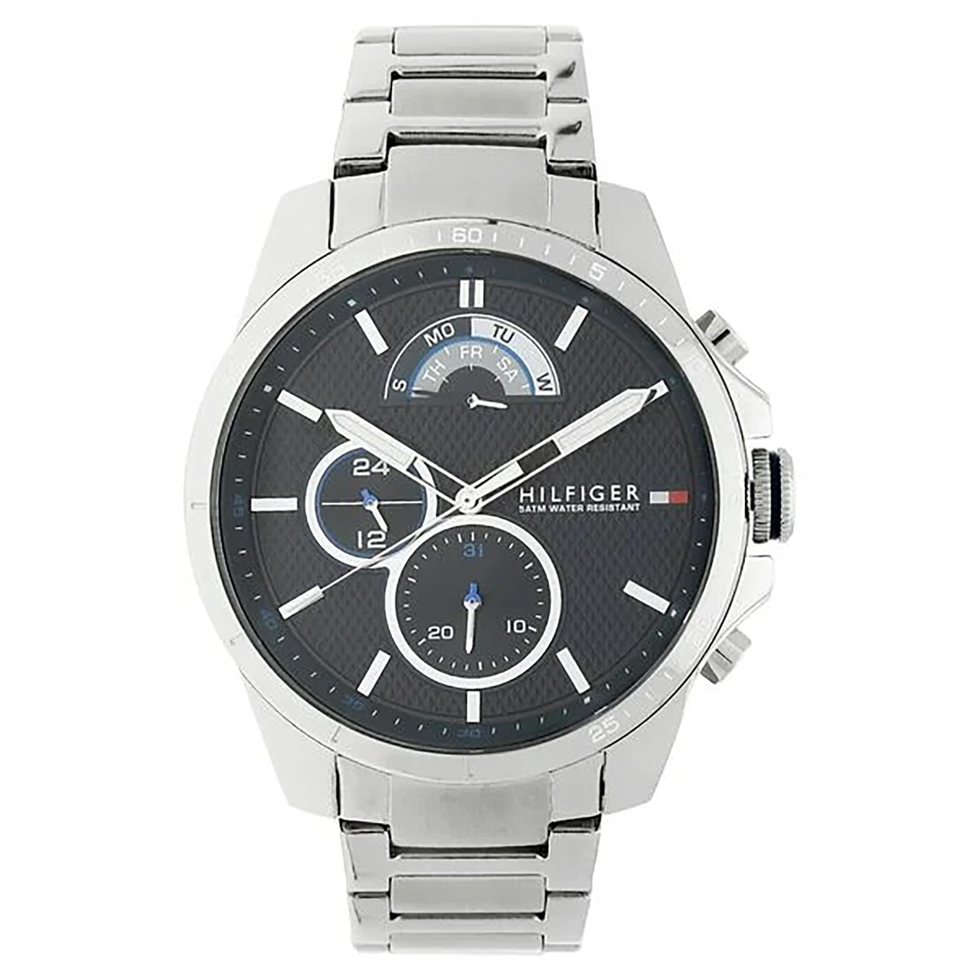 Tommy Hilfiger Mens Stainless Steel Chronograph Watch  Th1791348