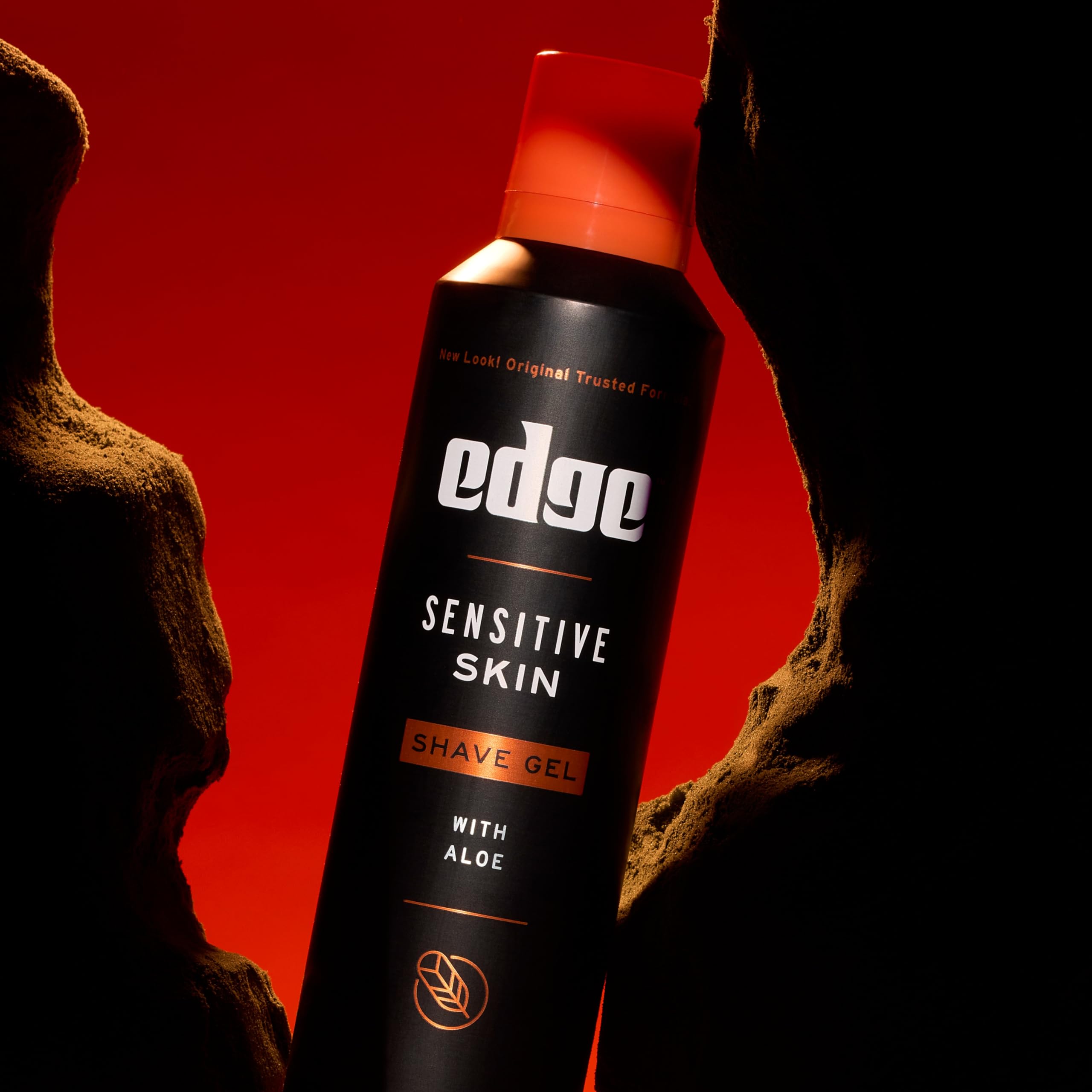 Edge Shaving Gel for Men, Sensitive Skin with Aloe, 7oz (3 Pack) - Shaving Gel For Men That Moisturizes, Protects, and Soothes T