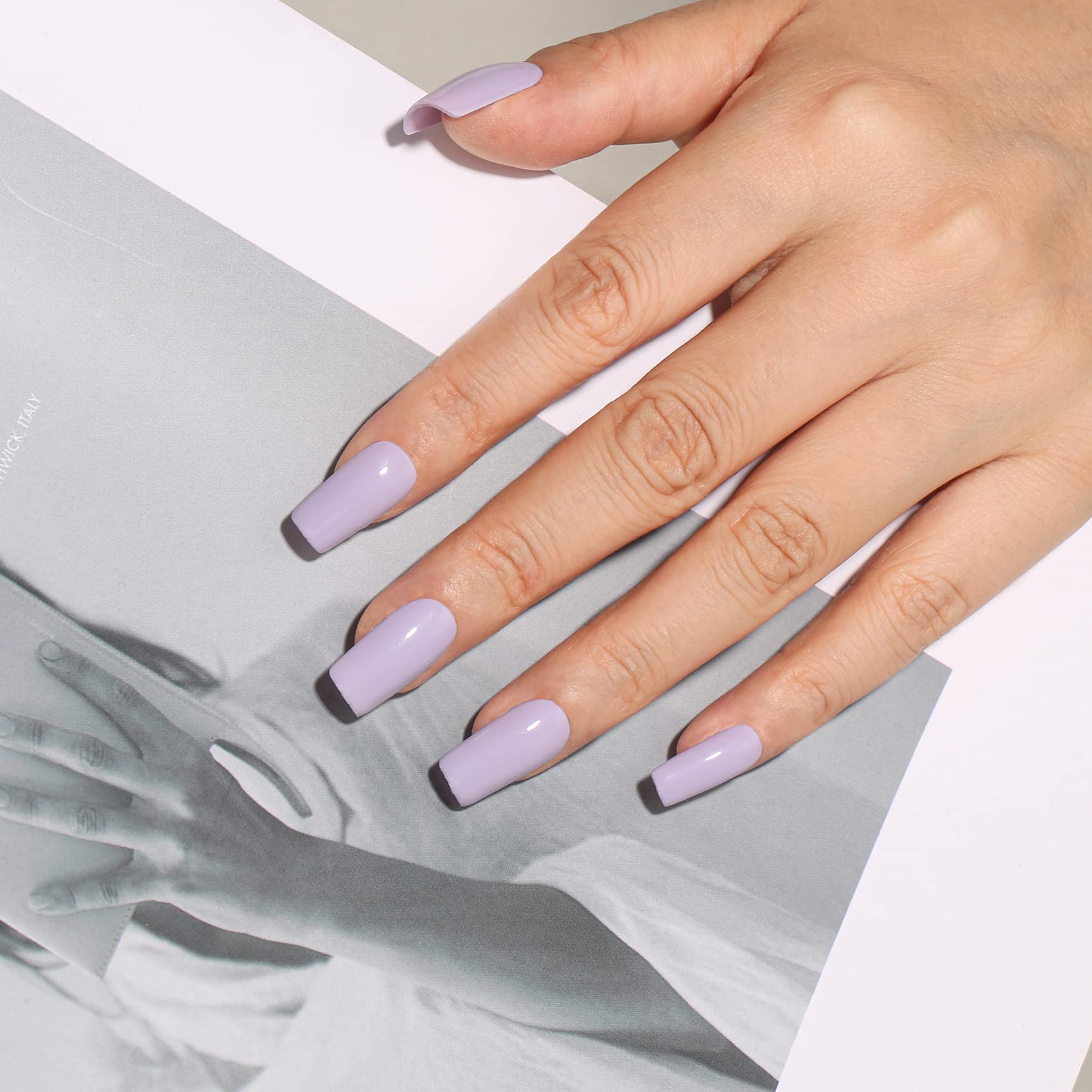 Maychao 15Ml Gel Nail Polish 1Pc Lavender Gel Polish Soak Off Uv Led Nail Polish Nail Art Starter Manicure Salon Diy At Home, 0.
