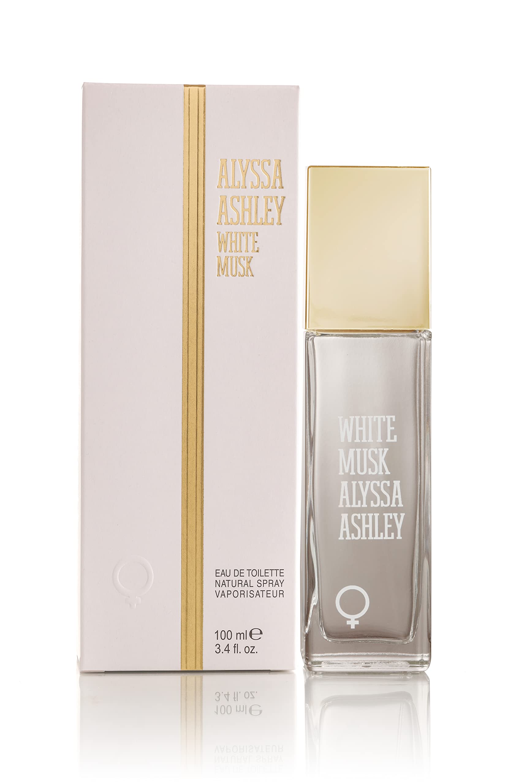 Alyssa Ashley White Musk Eau De Toilette Spray For Women, 3.4 Ounce