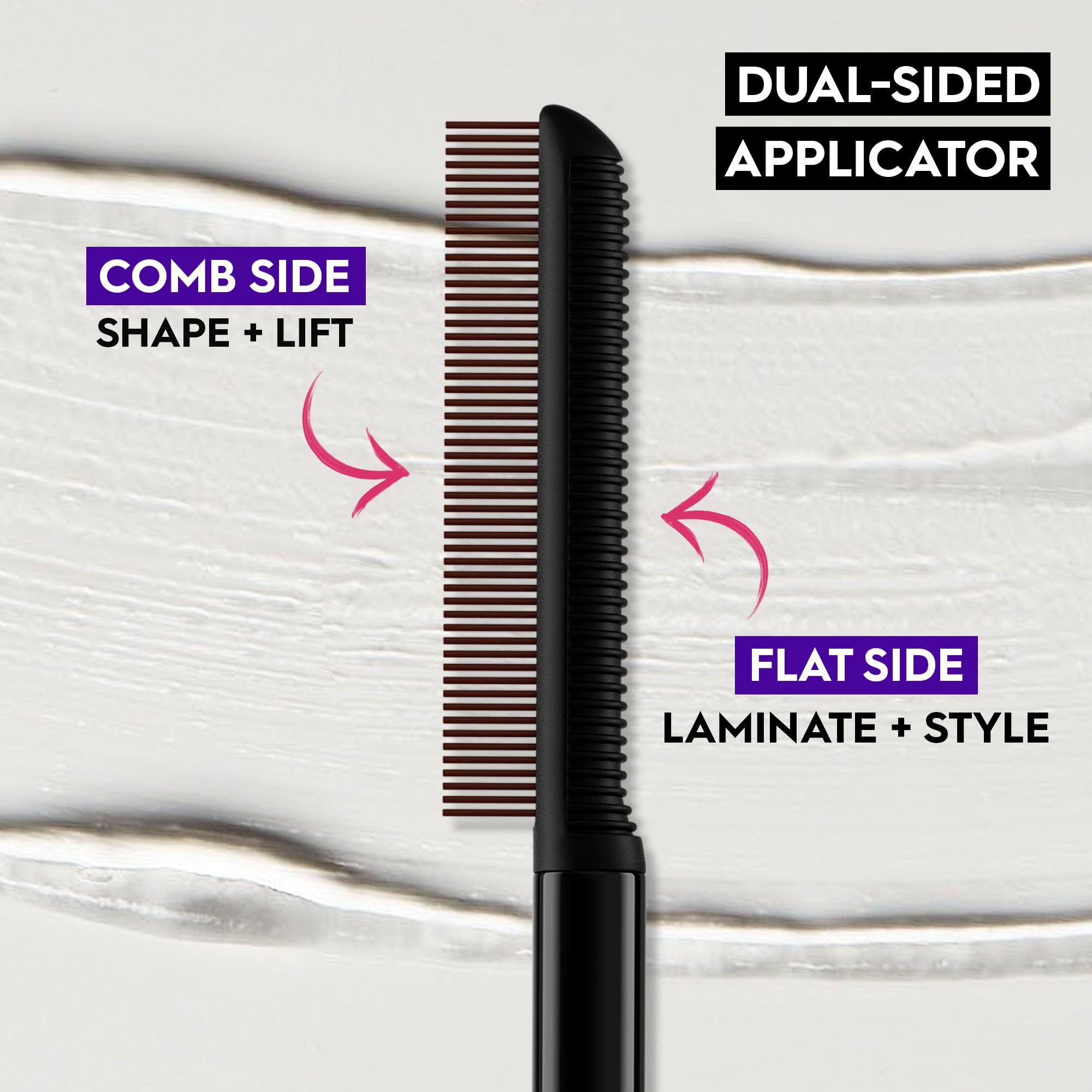Urban Decay Slick Day Strong-Hold Clear Brow Gel, Lifted, Laminated Eyebrows, Up To 24 Hr Wear, Comfortable Feel With Water-Base