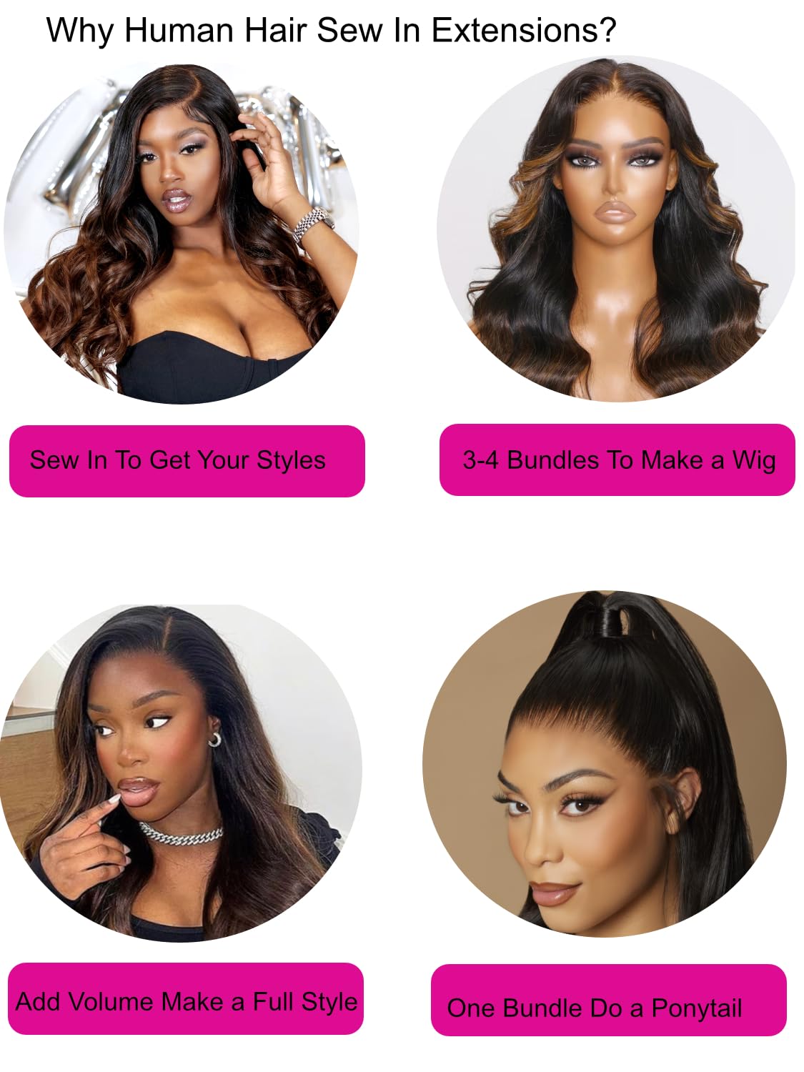 Unice Chestnut Brown Ombre Body Wave Human Hair Weave 3 Bundles 16 18 20 Inch Brazilian Remy Human Hair Wavy Sew In Human Hair E