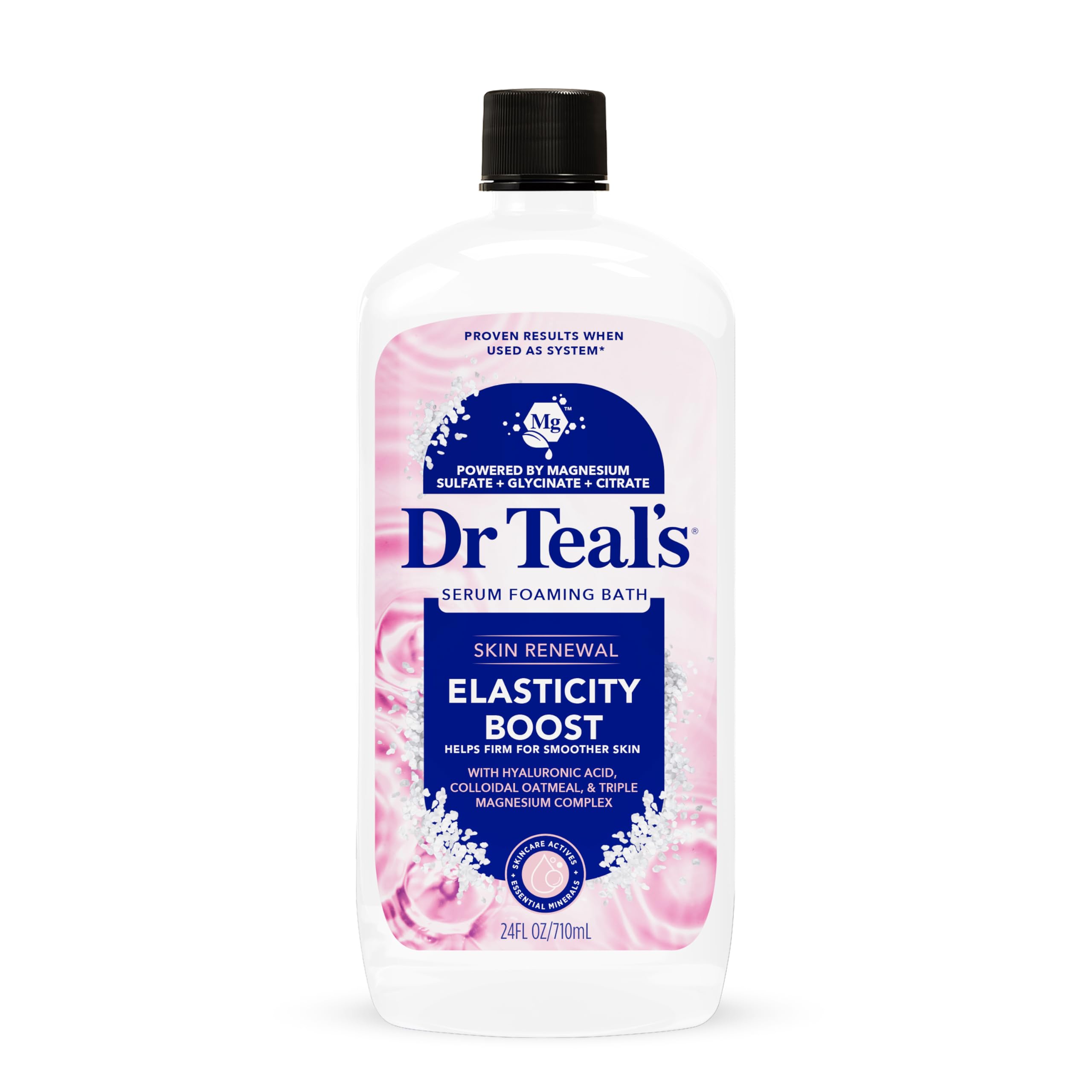 Dr Teals Skin Renewal Elasticity Boost Serum Foaming Bath, 24 fl oz