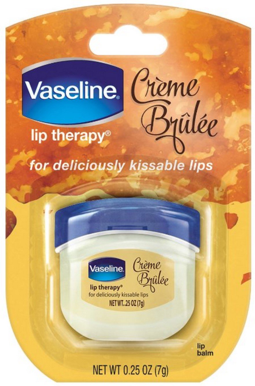 Vaseline Lip Therapy Creme Brulee, 0.25 Ounces each (Value Pack of 5)