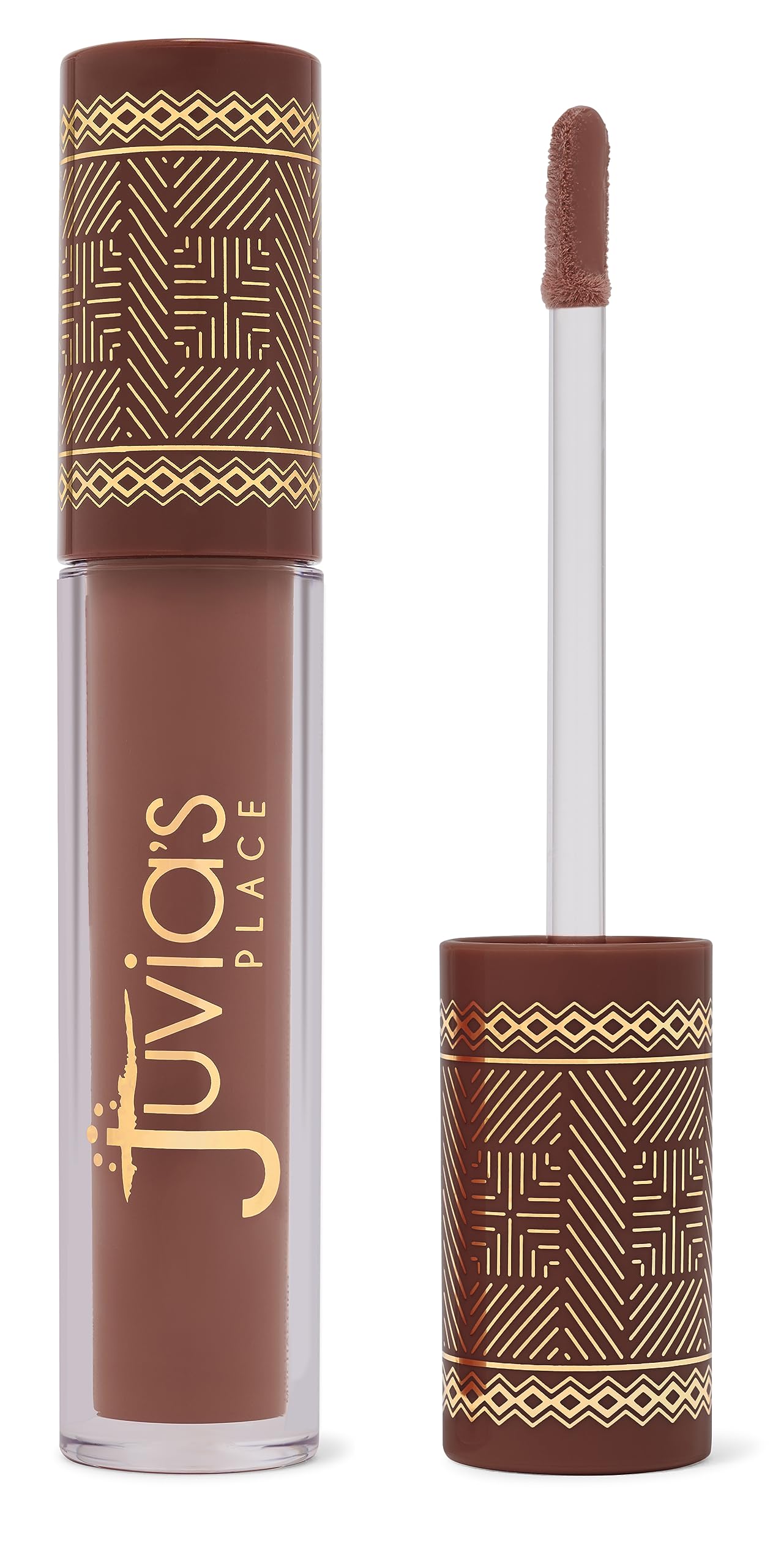 Juvia's Place Coffee Shop Lip Gloss Brown Sugar - Moisturizing Beauty Tinted Clear Glows Hydrating Long Lasting Plumping Shine G