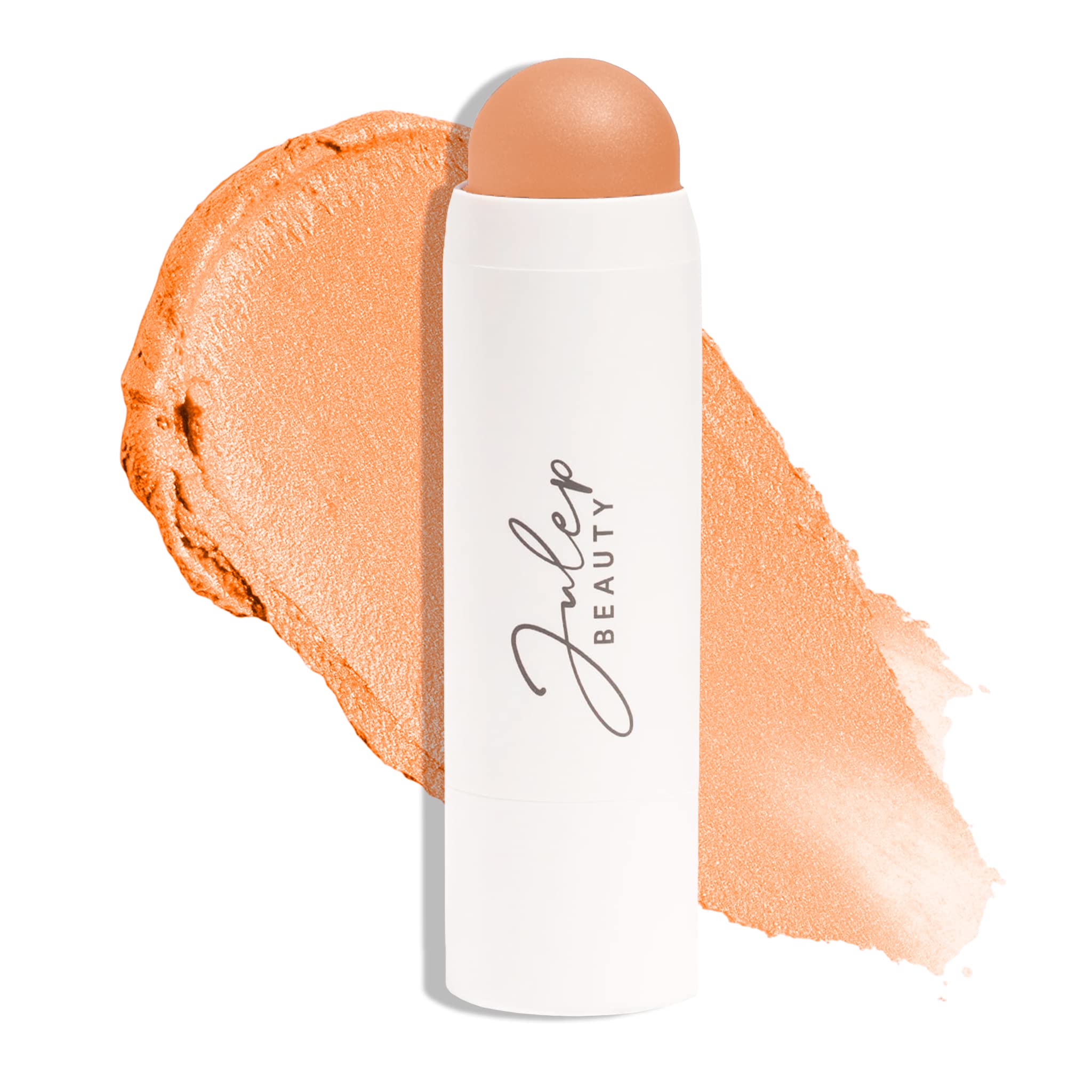 Julep Skip The Brush Cream to Powder Blush Stick - Sweet Peach - Blendable and Buildable Color - 2-in-1 Blush and Lip Makeup Sti