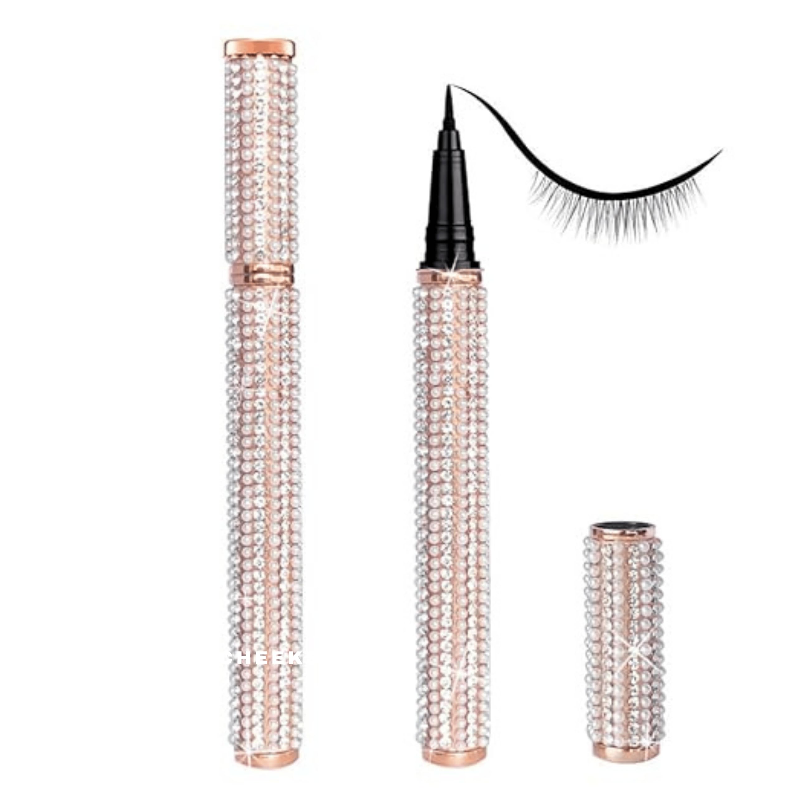 24Hr Glossy Liquid Eyeliner  SmudgeProof & Waterproof Eye Makeup | UltraBlack Precision Tip, HighShine Finish | LongLasting