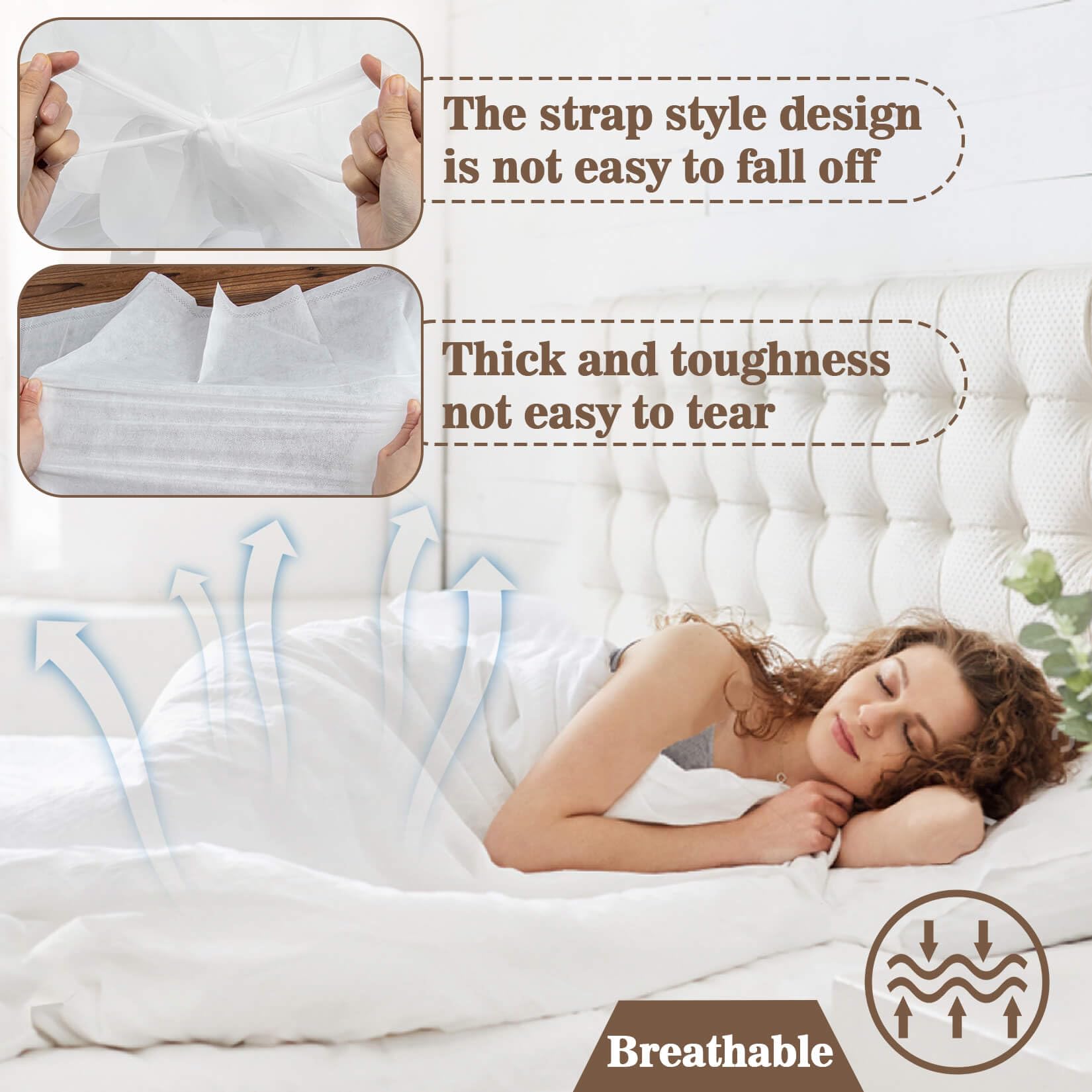 Maqihan Travel Bed Set - 4Pcs Disposable Bedding Set 1Bed Sheet 1Quilt Cover 2Pillowcover Breathable Bed Sheets Portable For Cam