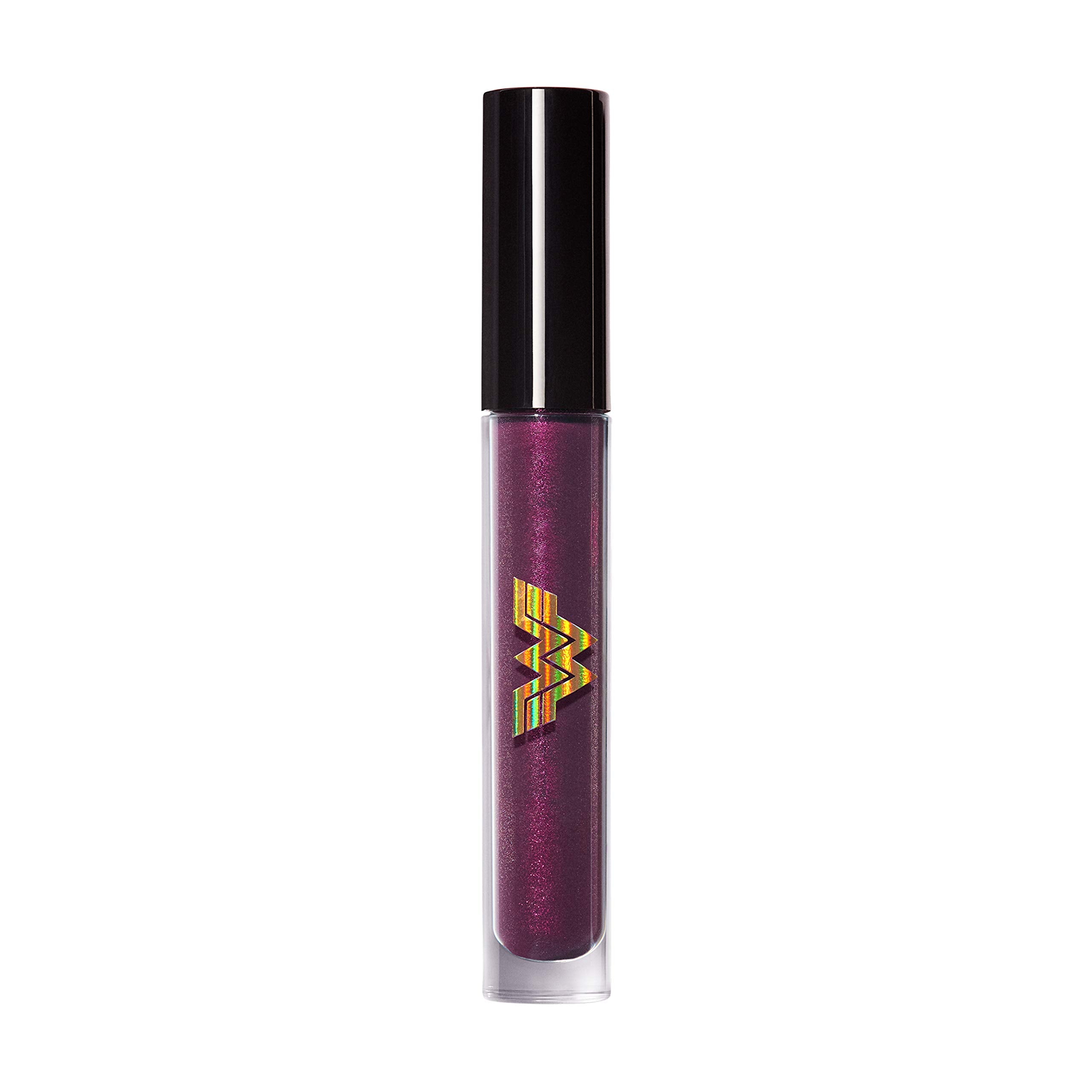 Revlon X Ww84 Wonder Woman Warrior Glitter Lipcolor, Transforming Matte To Shimmer Full Coverage Liquid Lipstick In Purple, 002