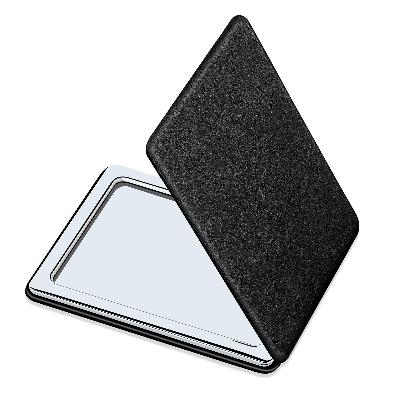 Ytzj Direct Compact Vanity Mirror For Men, Women And Girls, Black Travel Makeup Mirrors For Handbag Pocket Wallet Purse, Portabl
