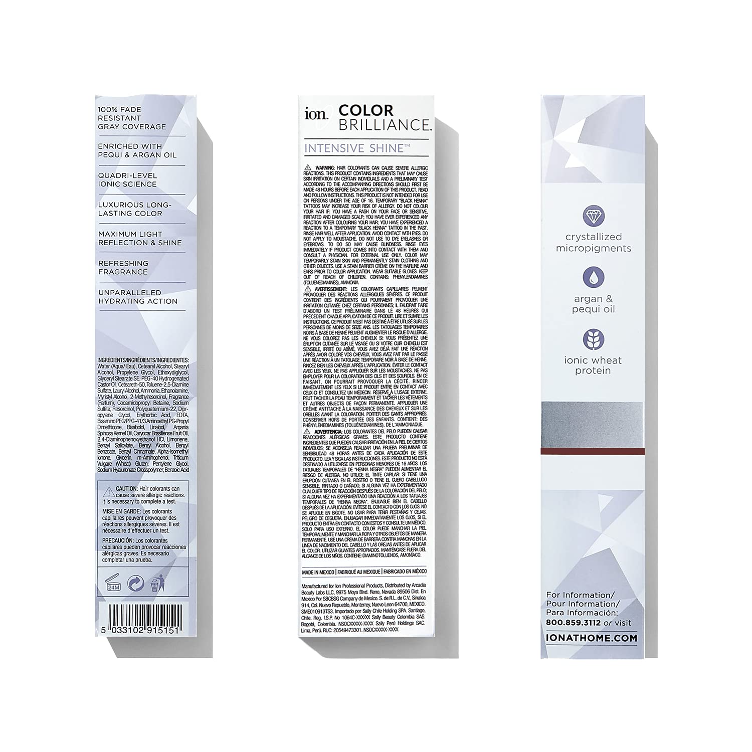 Ion 3G Dark Golden Brown Permanent Creme Hair Color 3G Dark Golden Brown