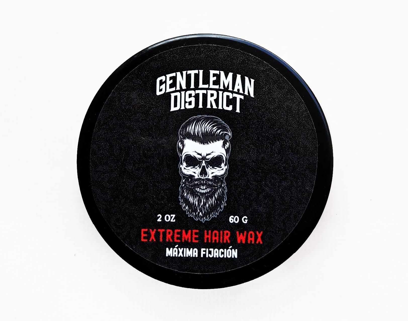 Gentleman District Extreme Hair Wax, Maximum Hold, 2 oz, Paraben Free