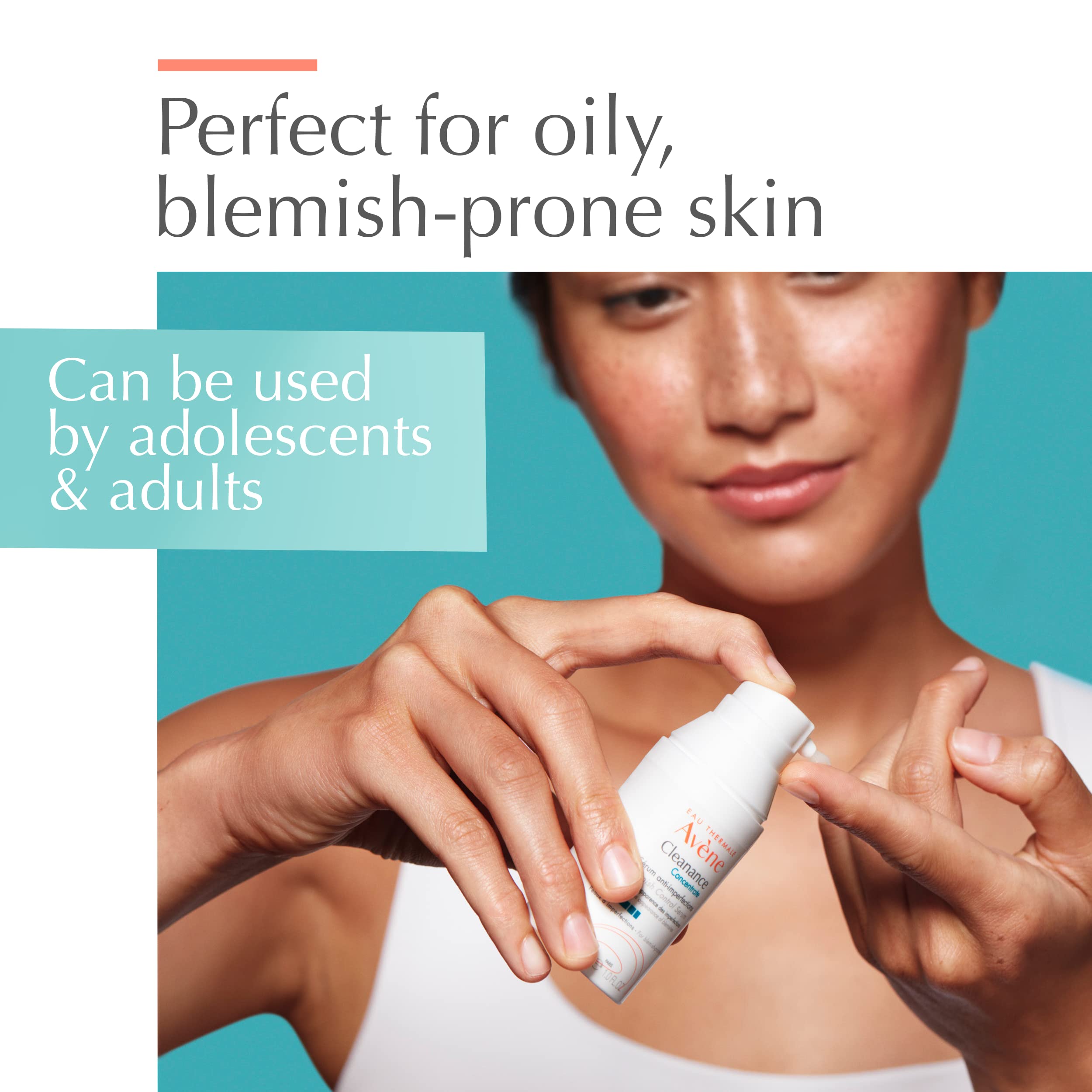 Eau Thermale Avne - Cleanance Concentrate Blemish Control Serum - Minimizes Appearance Of Blemishes & Non-Comedogenic - Long Las