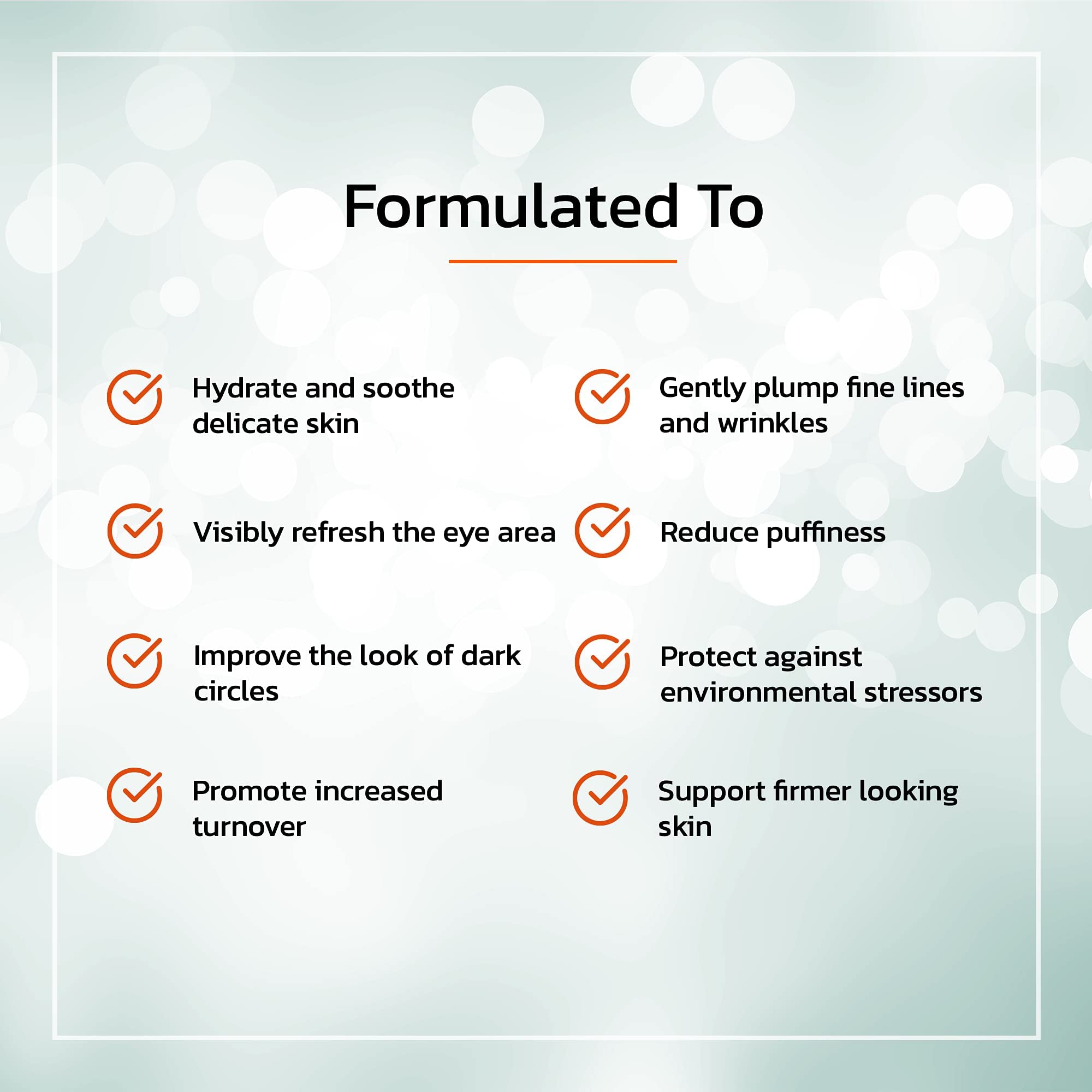 TruSkin Eye Cream for Dark Circles and Puffiness - With Hyaluronic Acid, Glycolic Acid, Vitamins C, B5 & E to Hydrate Delicate U