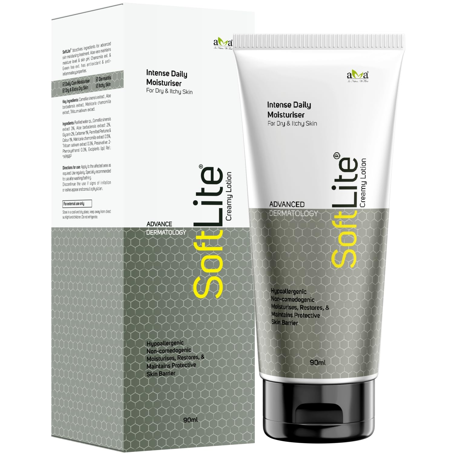 Vegetal Softlite Intense Daily Moisturiser Lotion - 90Ml.