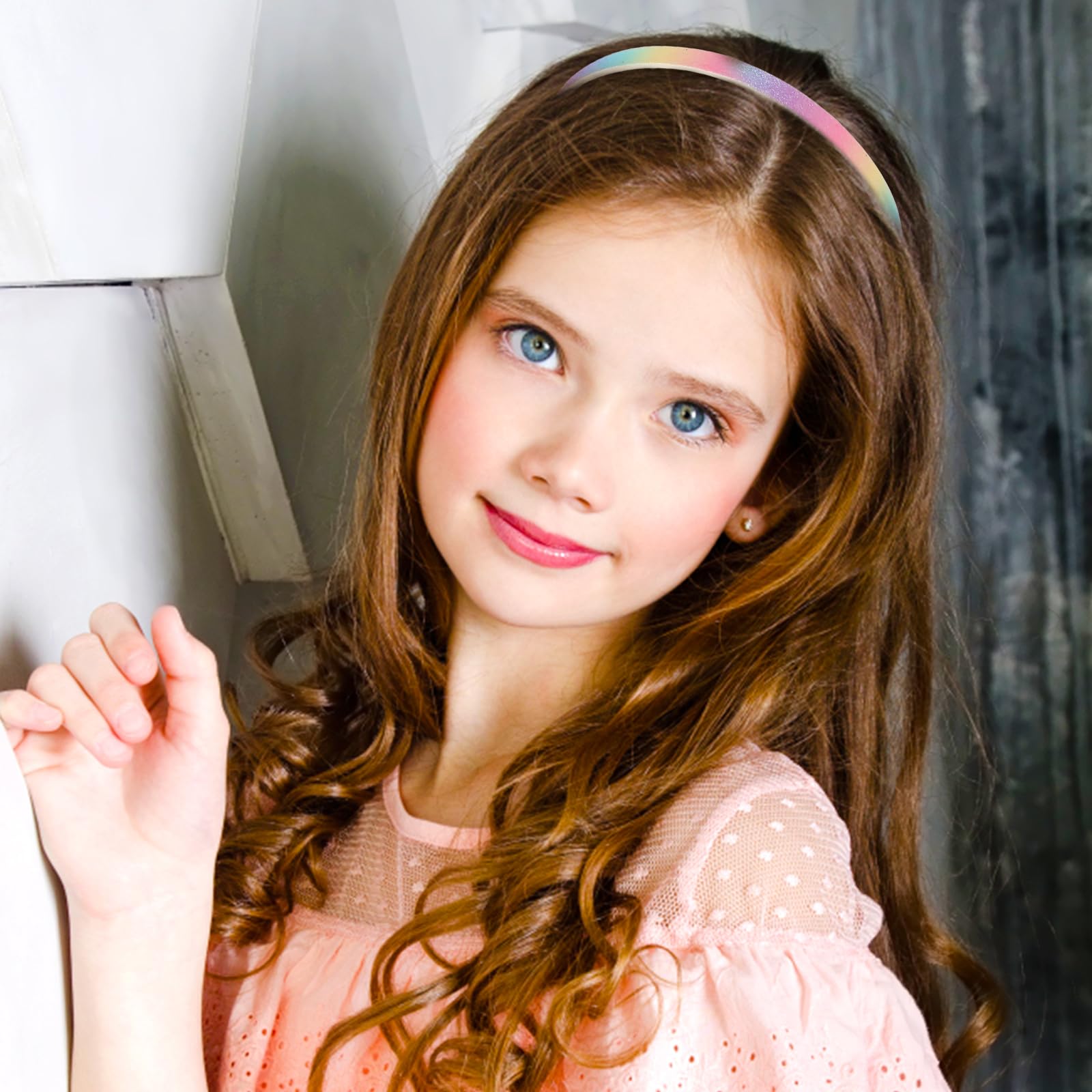 Wllhyf 3Pcs Glitter Headband