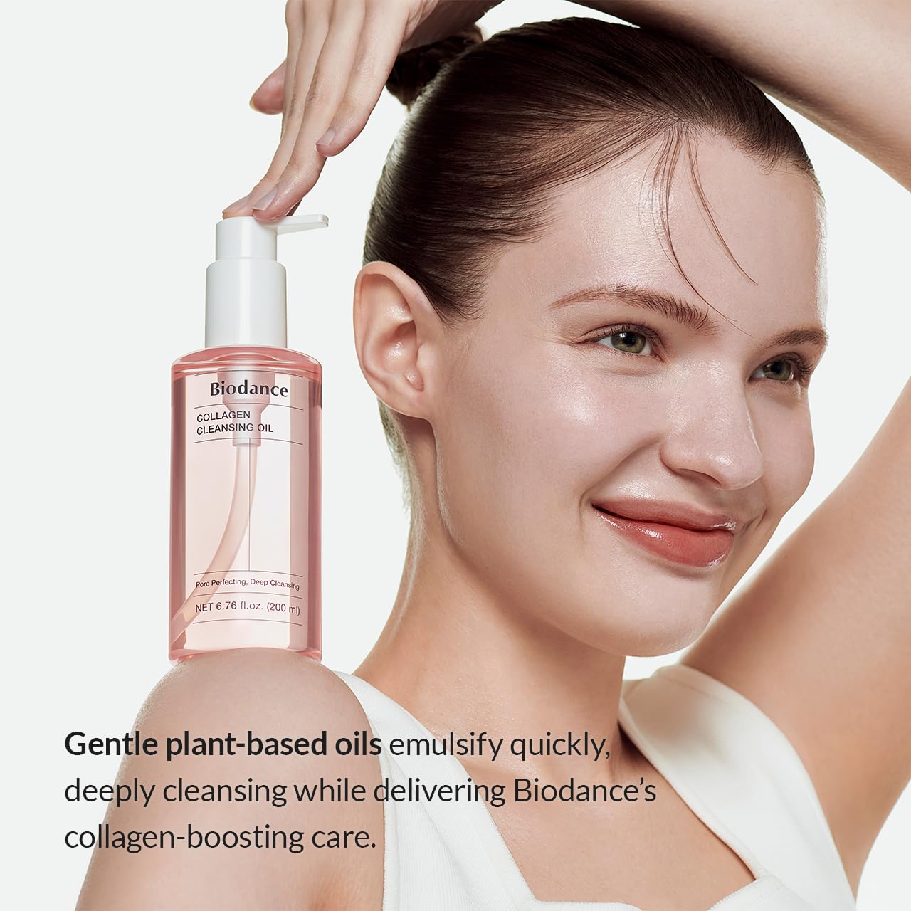 BIODANCE Collagen Cleansing Oil, Facial Oil Cleanser, Gentle Makeup Remover without Clogging Pores, Removes Bleackhed and Whiteh