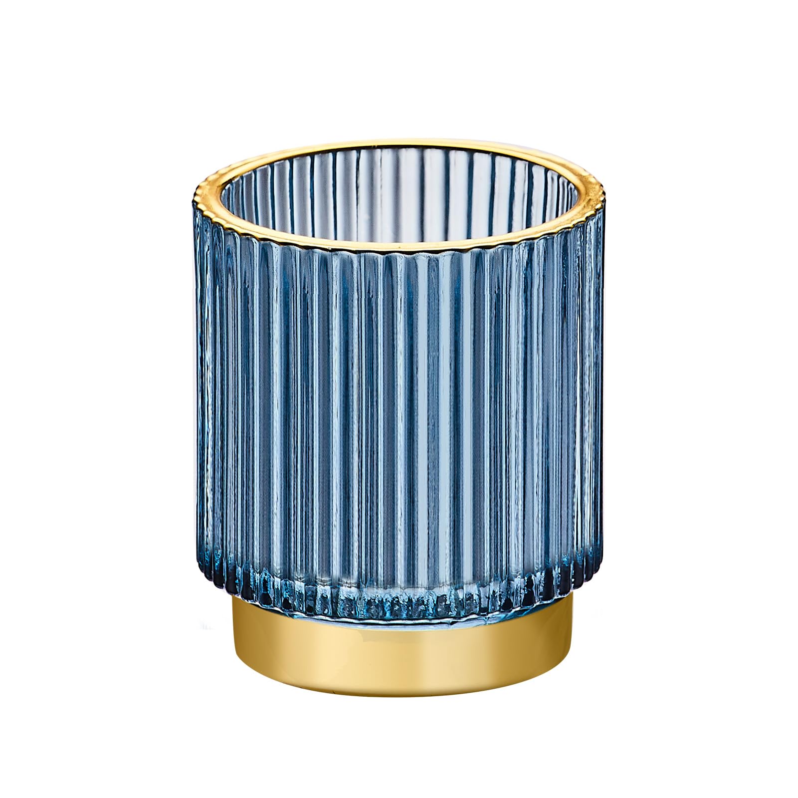 LEICURACE Makeup Brush Holder Toothbrush Holders Crystal Makeup Holder Small Makeup Organizer Retro Desktop Eyeliners Eyebrow Pe