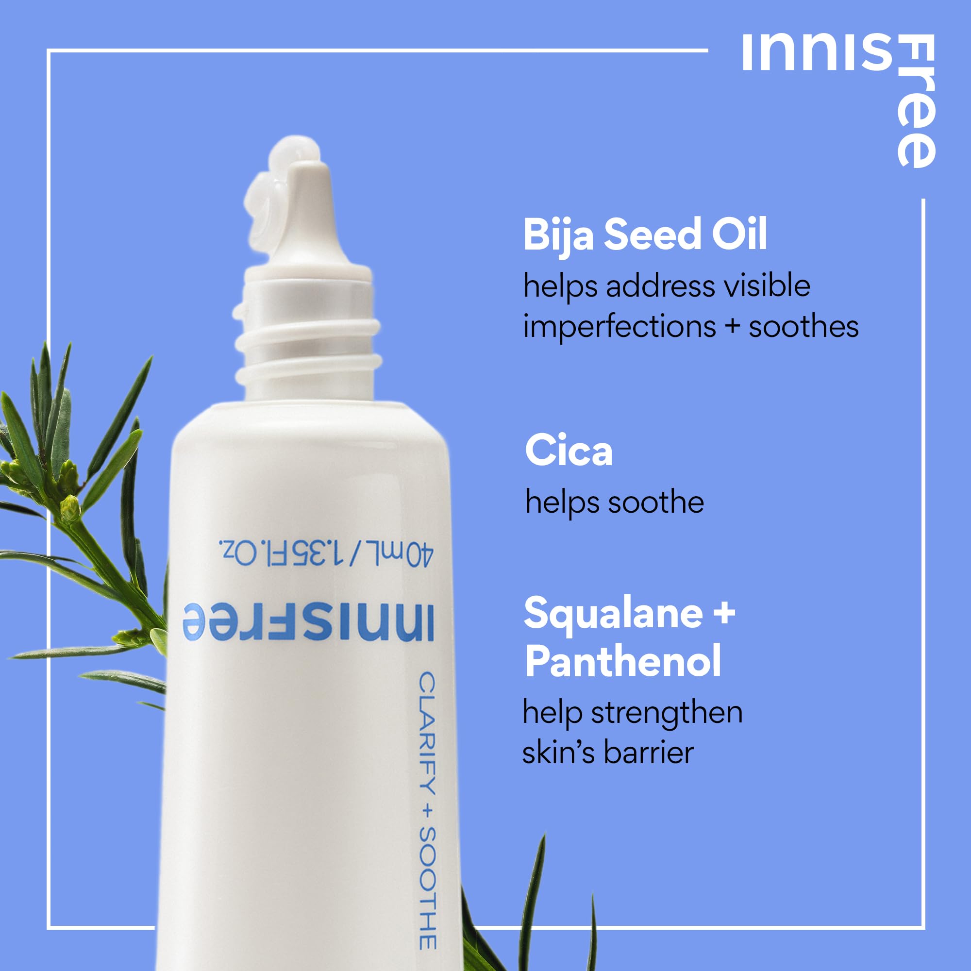 Innisfree Bija Cica Rescue Balm With Squalane, Korean Moisturizing Balm Helps Soothe Skin And Improve Uneven Texture (Packaging