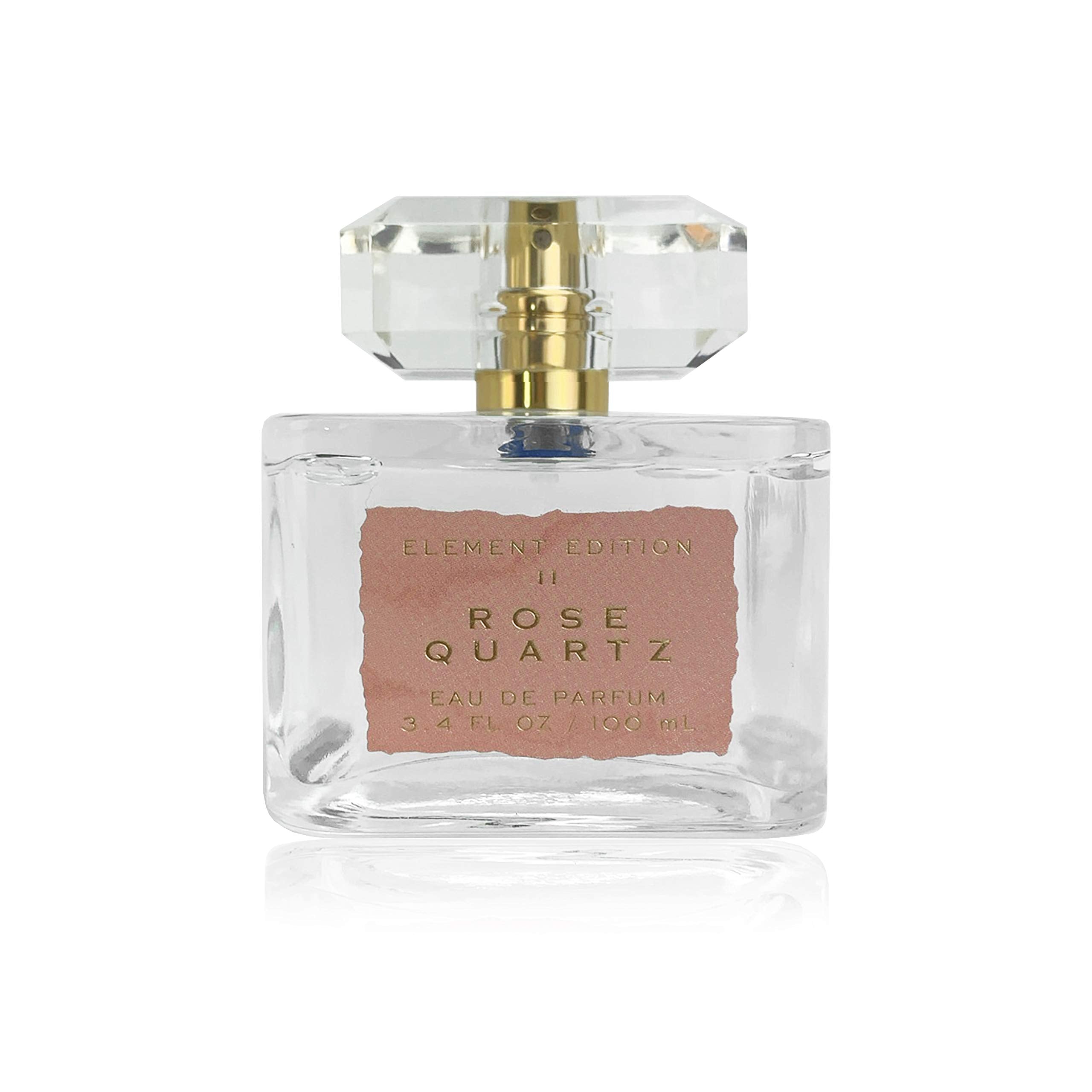 Element Edition Women's Perfume Spray - Rose Quartz, 3.4 oz 100 ml - Calming and Relaxing Fragrance with a Blending of Pear, Pin