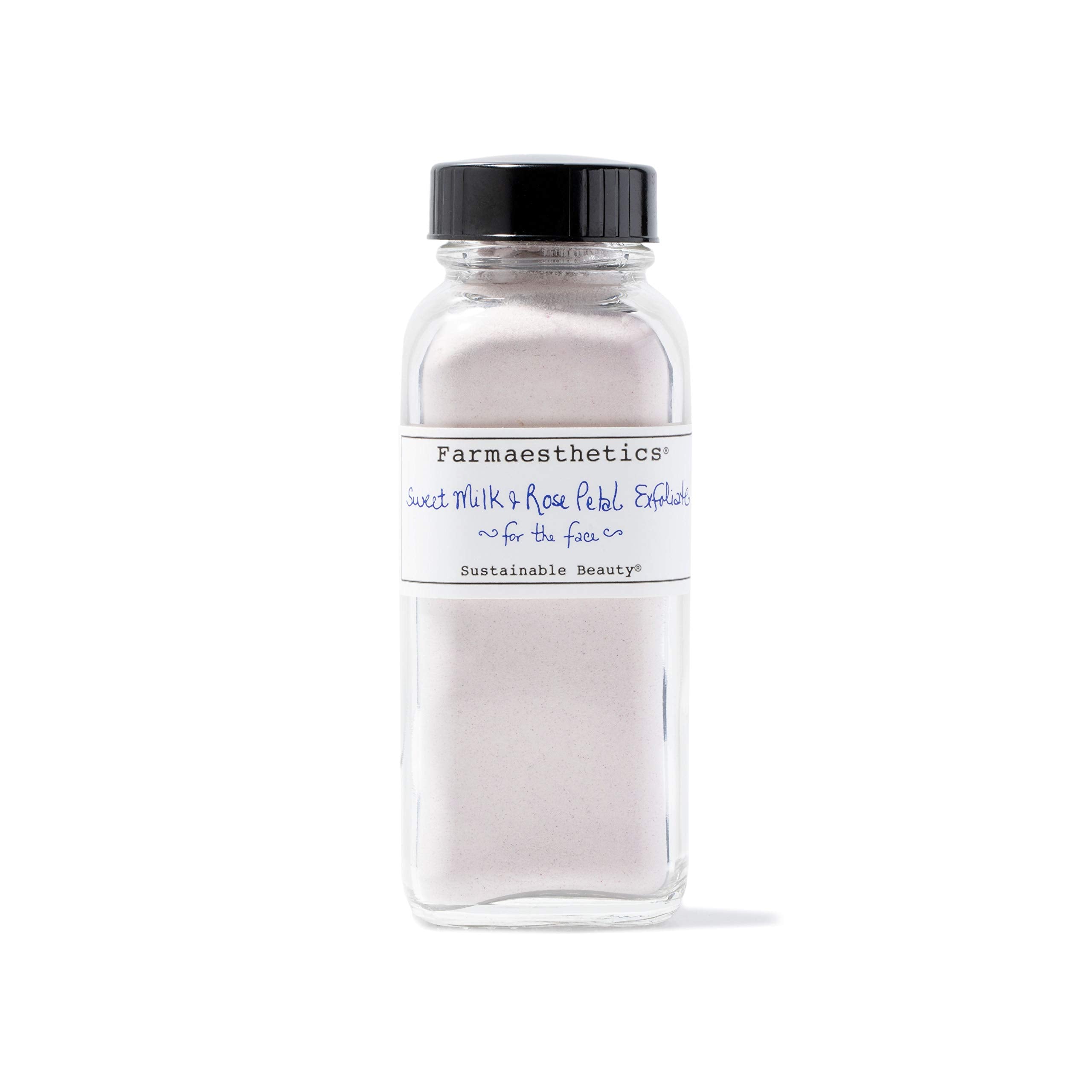 Farmaesthetics Sweet Milk and Rose Petal Facial Exfoliate (4 oz) | Ethically Sourced Sustainable Beauty | Clean, All Natural, Sm