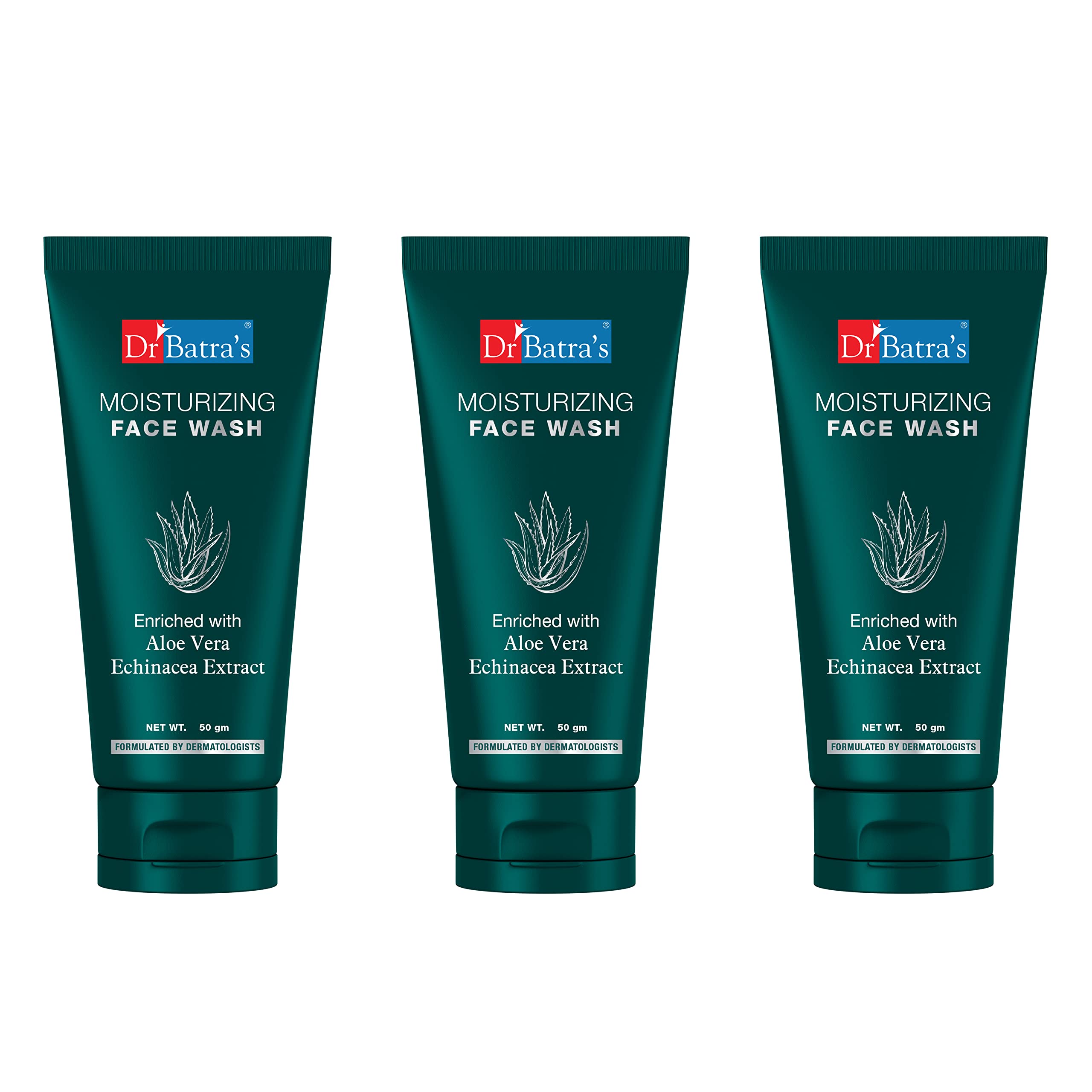 Dr BatraS Moisturizing Facewash, Enriched With Aloe Vera, Face Wash For Balanced Skin, Protection From Impurities, Suitable For