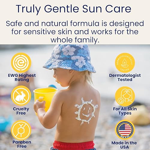 Trukid Sport Spf 30+ Sunscreen - Uva/Uvb Protection, Natural Ingredients, Fsa Eligible, Water Resistant, Mineral Based & Unscent