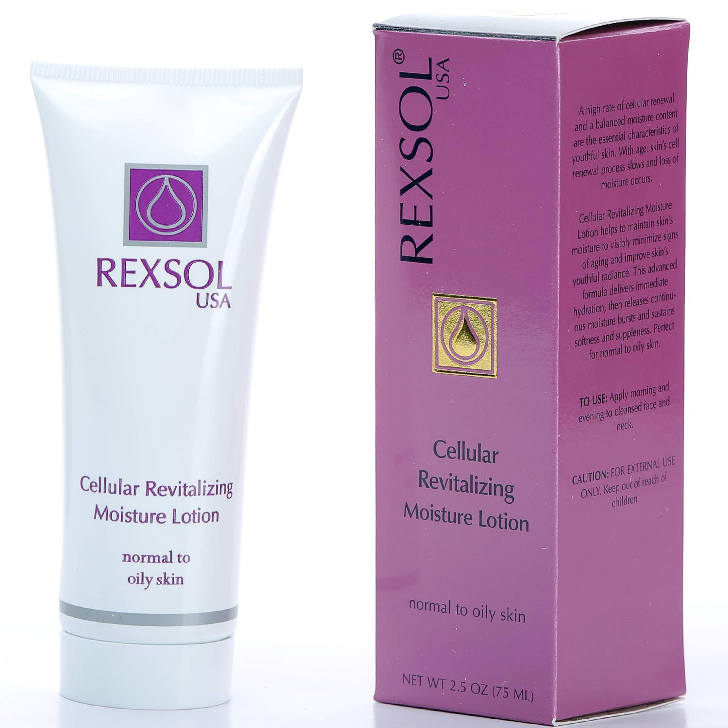 REXSOL Cellular Revitalizing Moisture Lotion Normal to Oily Skin | With Aloe Vera Gel, Chamomile Extract & Calendula Officinalis