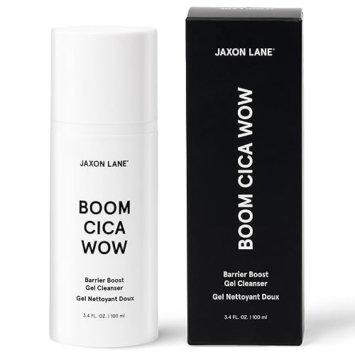 JAXON LANE Mens Face Wash BOOM cIcA WOW Barrier Boost gel cleanser, Daily Facial cleanser for Men  WOMEN: Hydrating Face cleanse