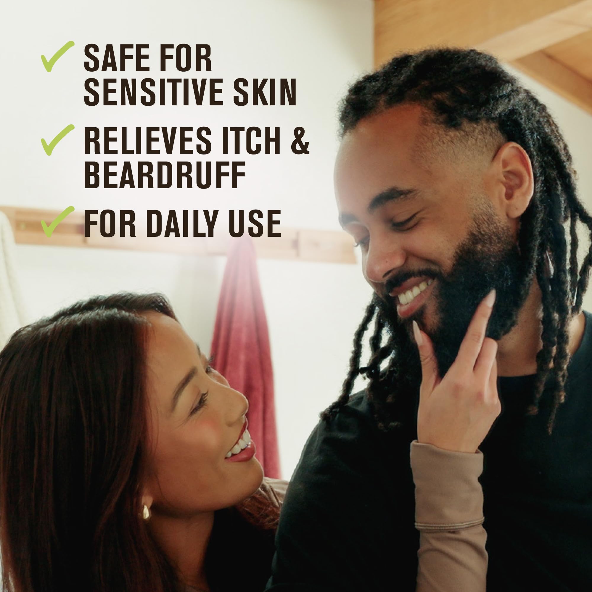 Every Man Jack Unscented Beard Bundle - Fragrance Free For Sensitive Skin - Contains (1) Each Of Beard & Face Wash, Beard Butter