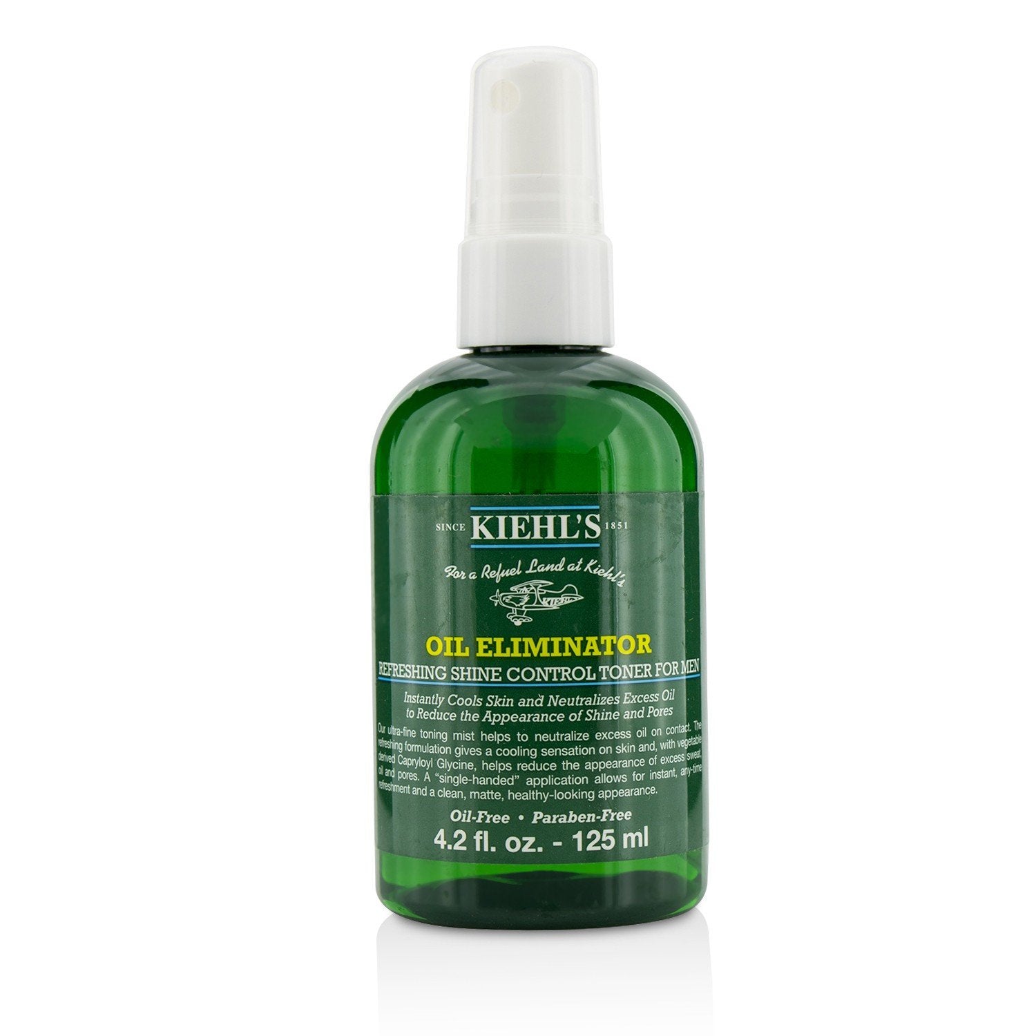 Kiehls Oil Eliminator Refreshing Shine Control Toner for Men 4.2oz (125ml)