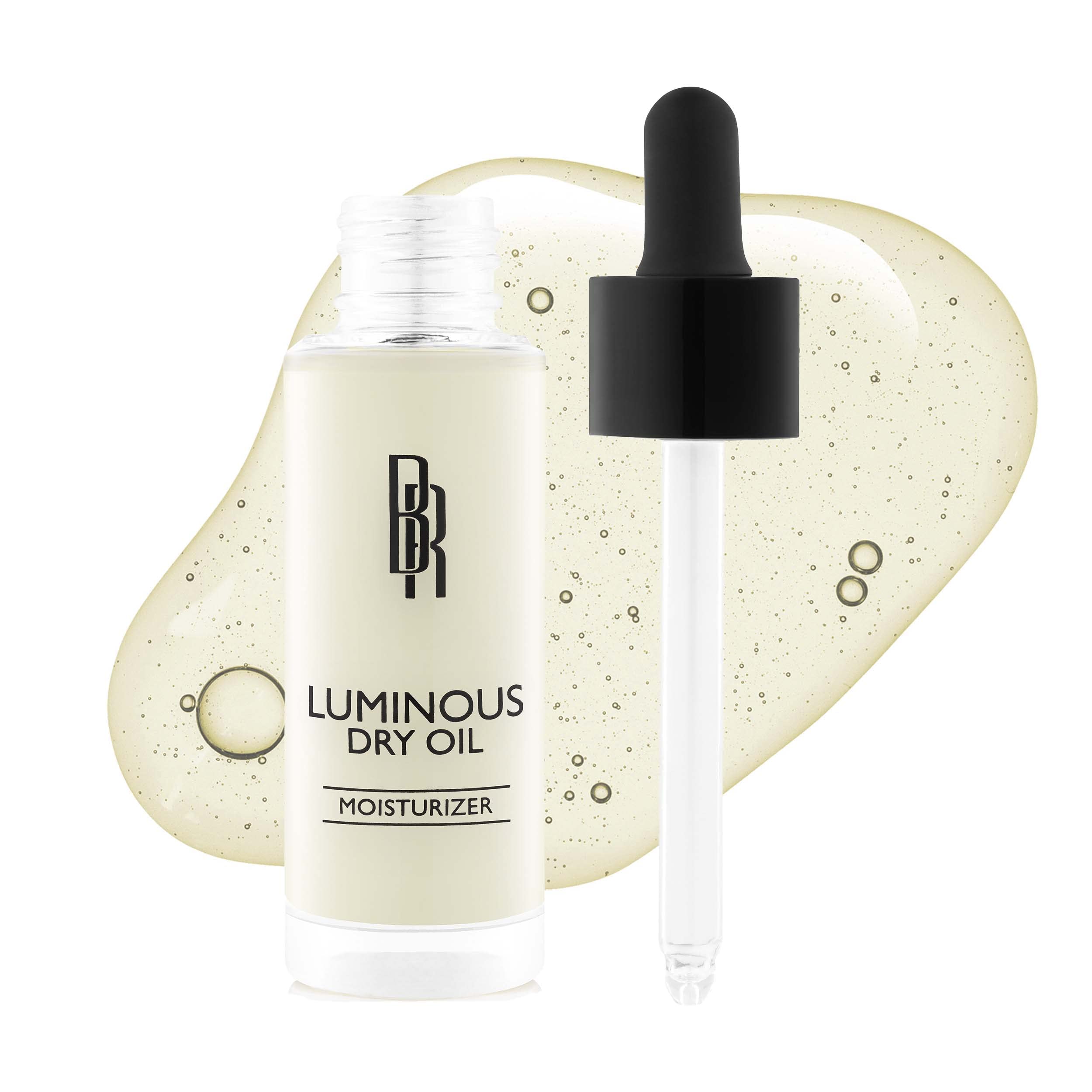 Black Radiance Luminous Dry Oil Moisturizer - Lightweight, Buildable, Smooth Dewy Finish, Formula Enhanced for Natural Glow, Cru
