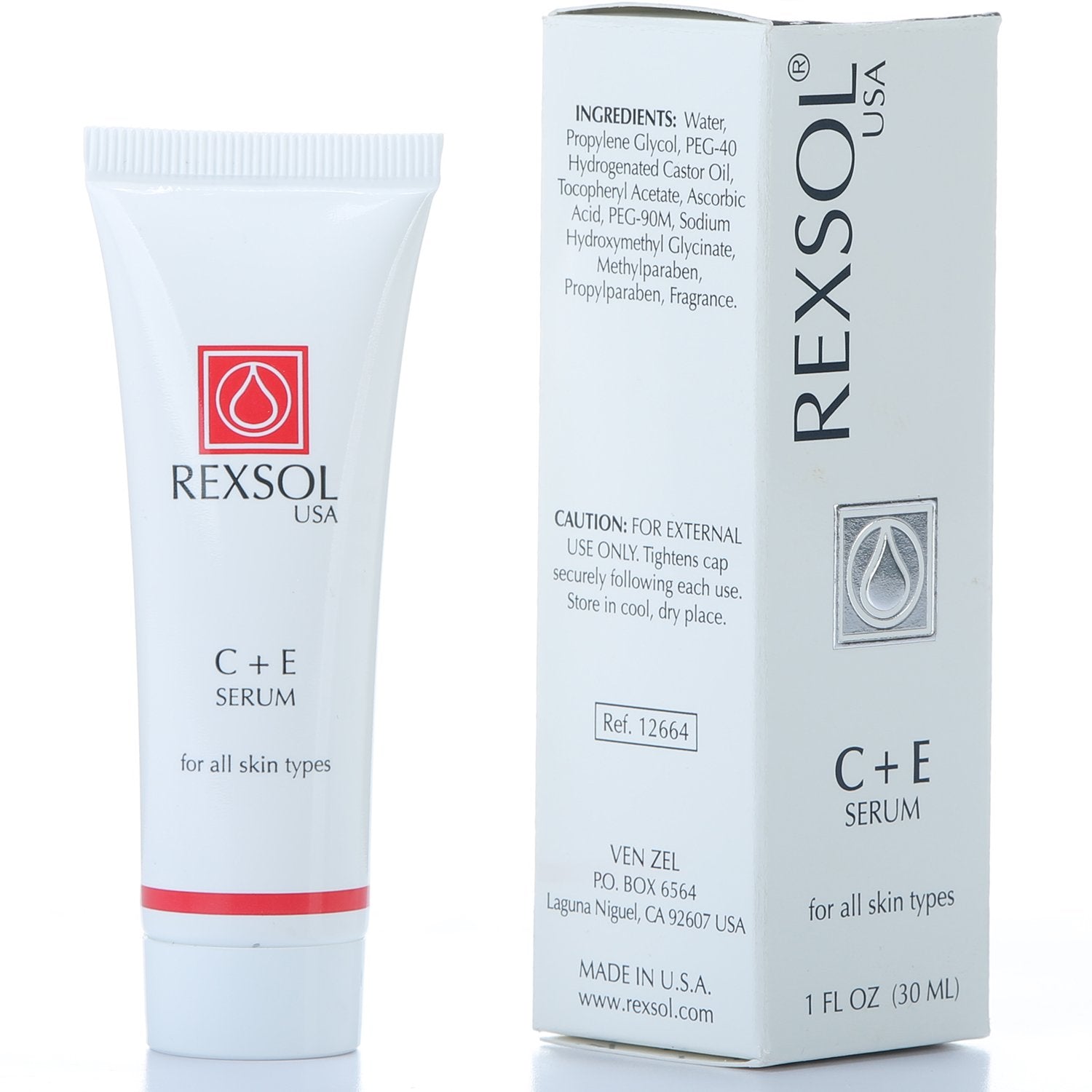 REXSOL CE Serum | Contains Vitamin C & Vitamin E | Helps minimize the appearance of first signs of aging | Enhances skin's youth
