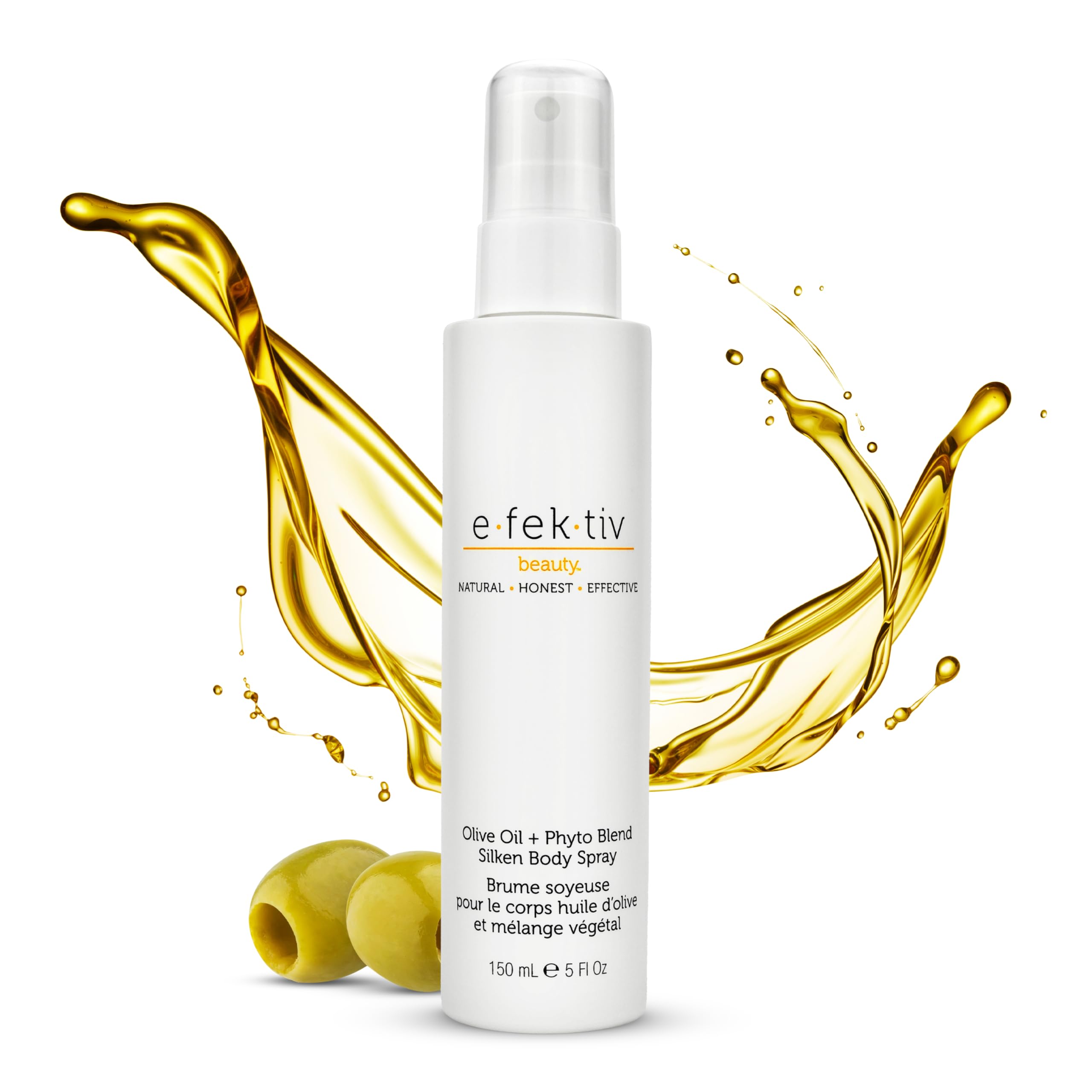 Olive Oil Plus Phyto Blend Silken Body Spray By E.Fek.Tiv For Unisex - 5 Oz Body Spray