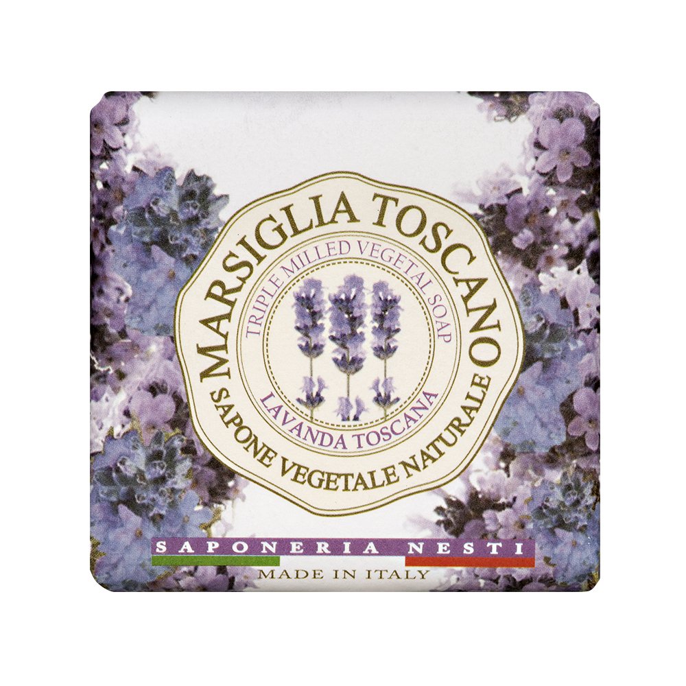 Nesti Dante Marsiglia Toscano Triple Milled Vegetal Soap, Lavanda Toscana, 7 Ounce