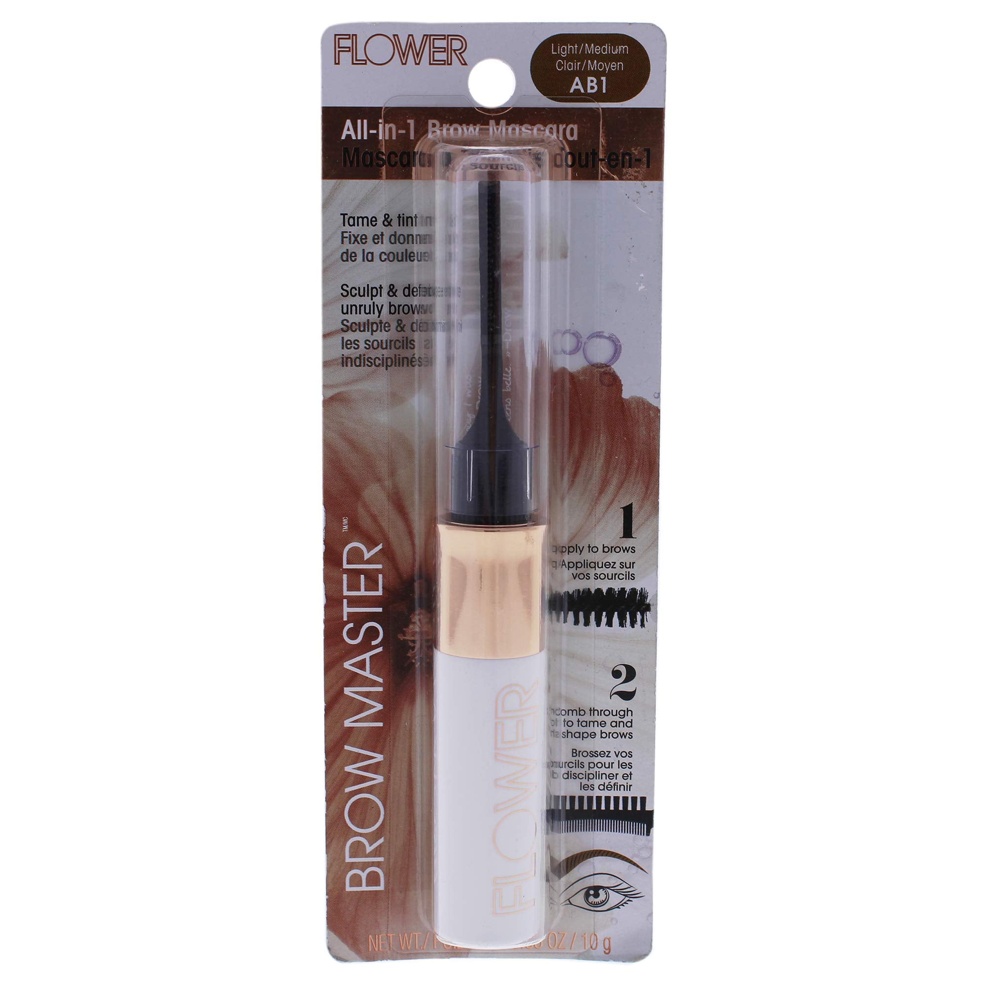 Flower Beauty Brow Mascara | Brow Master Eyebrow Mascara | Subtle Tint Of Color | Mistake Proof Eyebrow Setting | Cruelty Free (