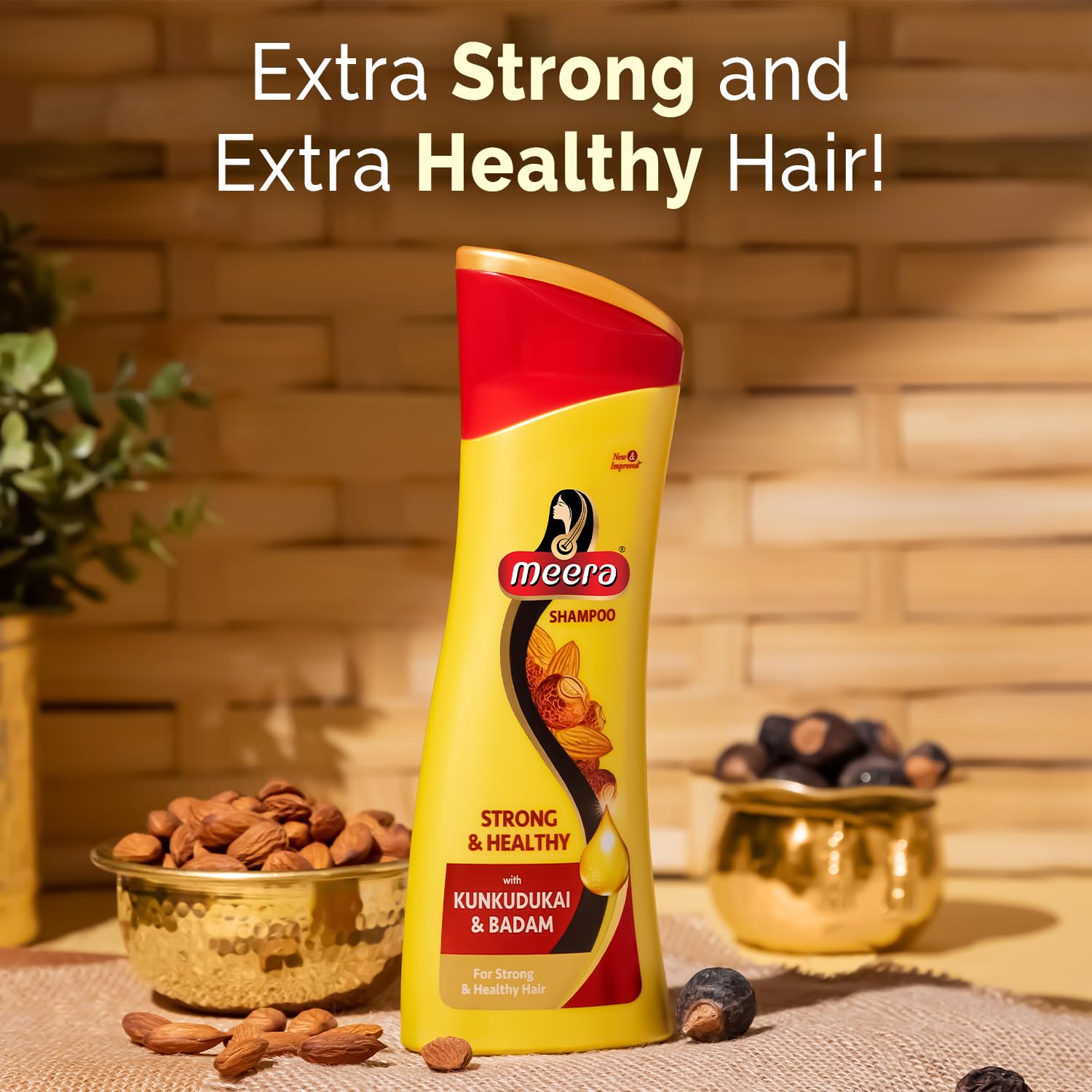 Meera Strong & Healthy Shampoo, 180Ml