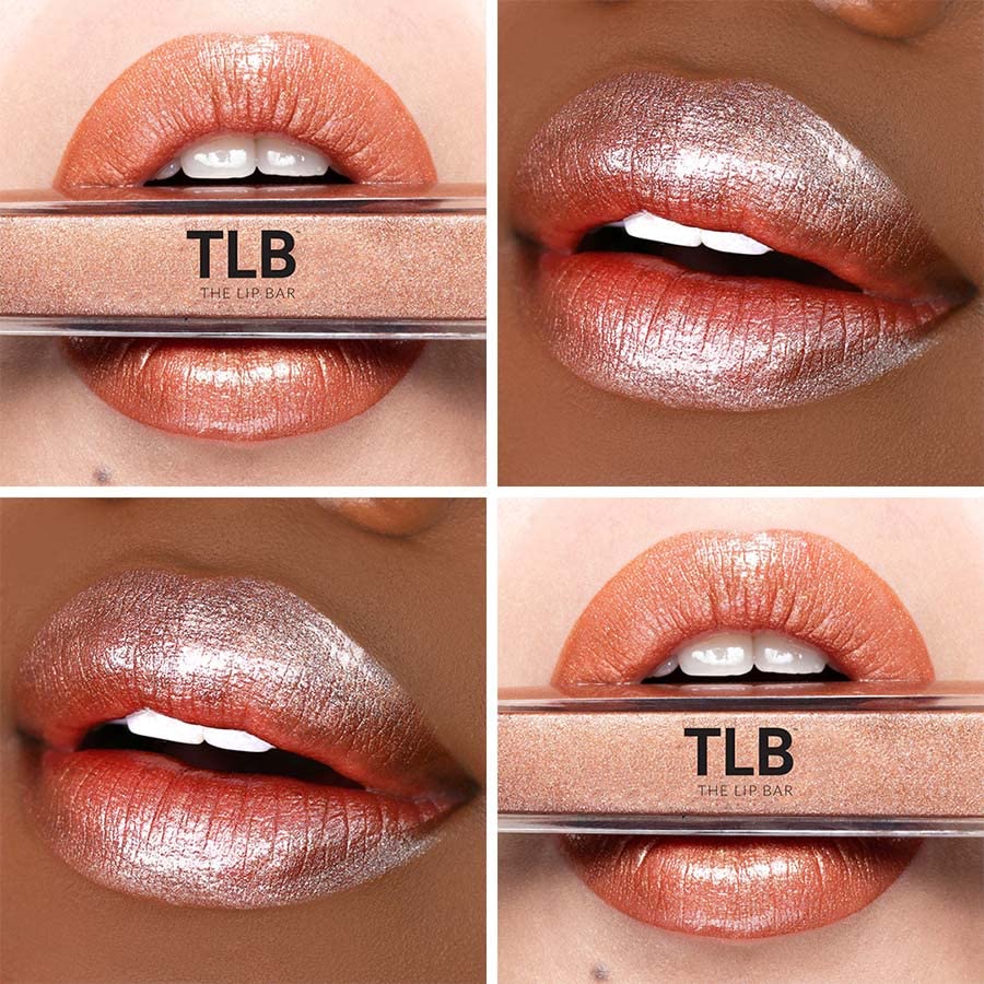 The Lip Bar Vegan Non-Sticky Lip Gloss, With Hydrating Shea Butter For A Lightweight, High Shine Finish, Goddess - Golden Bronze