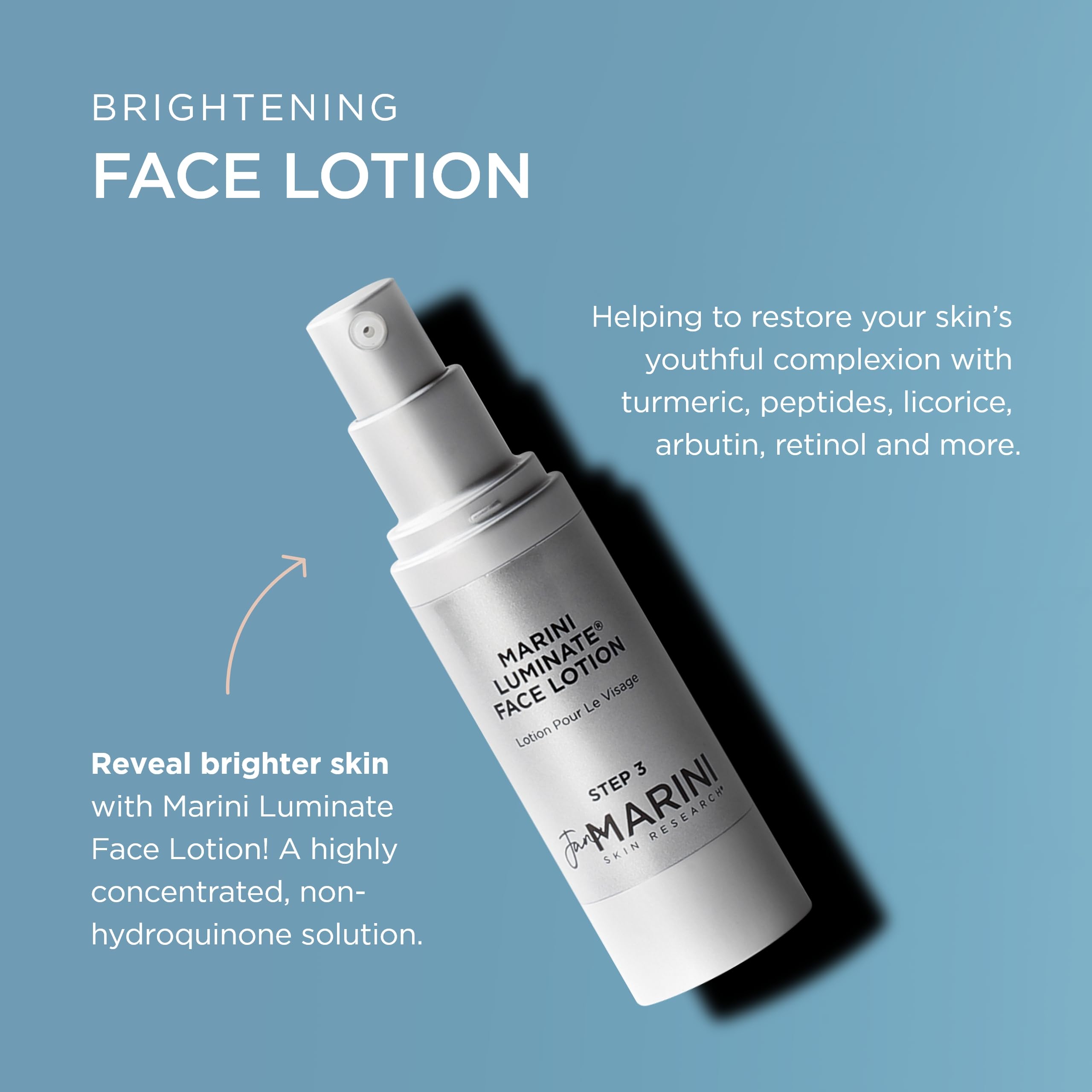 Jan Marini Skin Research Marini Luminate Face Lotion- 1 Oz